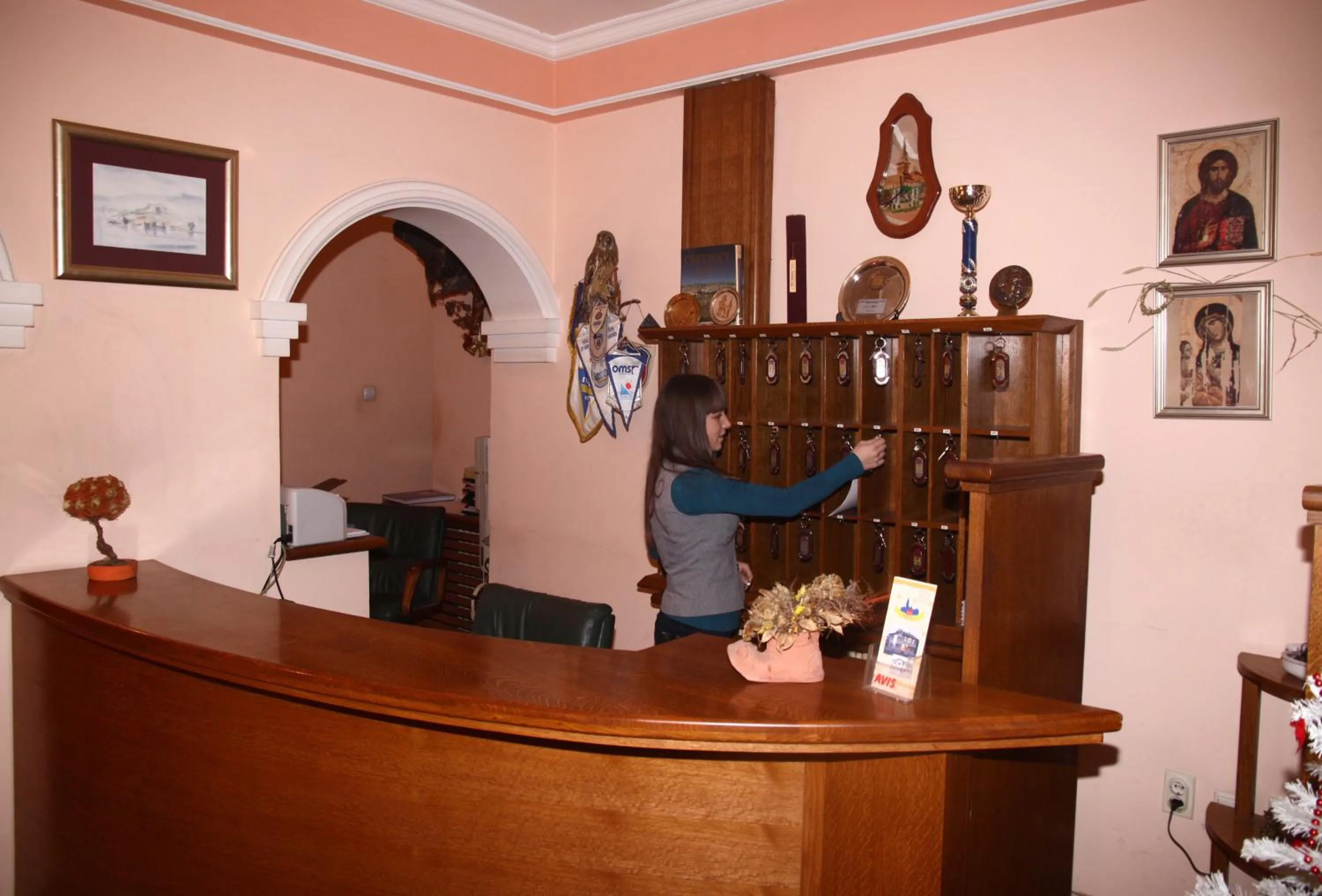 Lobby or reception in Garni Hotel PBG