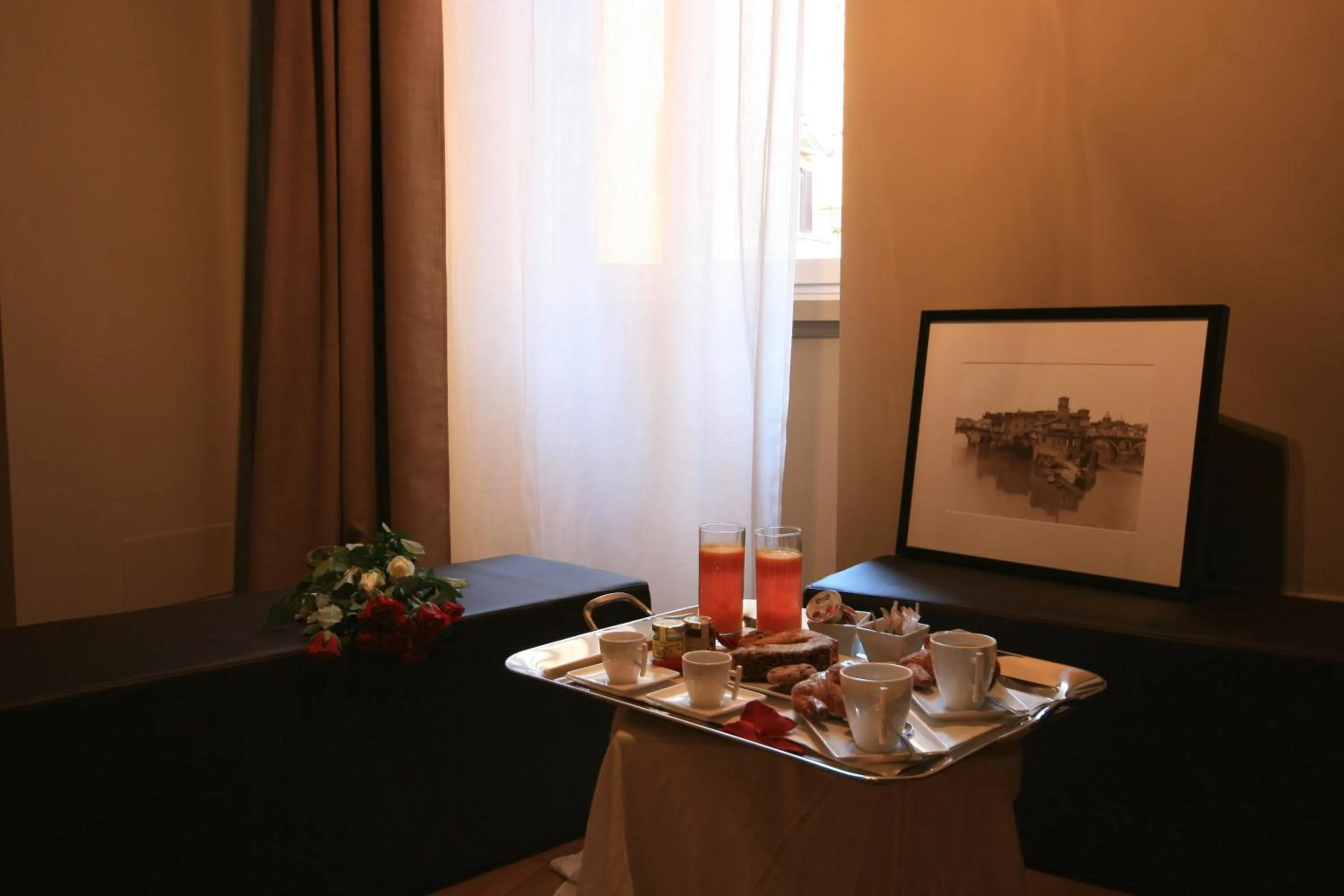 Food and drinks in Campo Marzio Luxury Suites