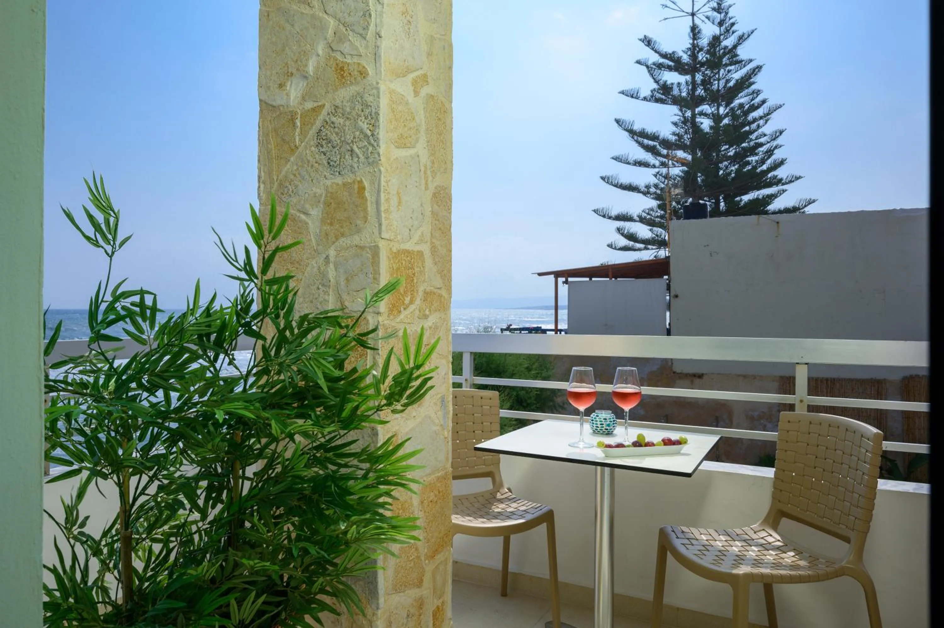 Balcony/Terrace in Hermes Beach Front