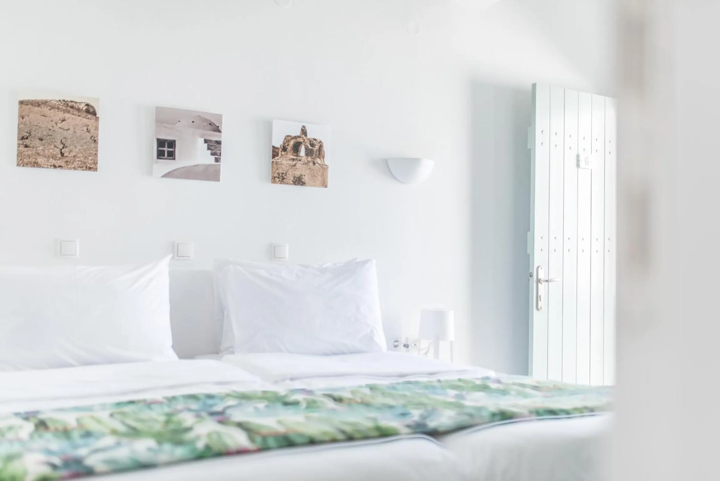 Bed in Agave Santorini Design Boutique Hotel