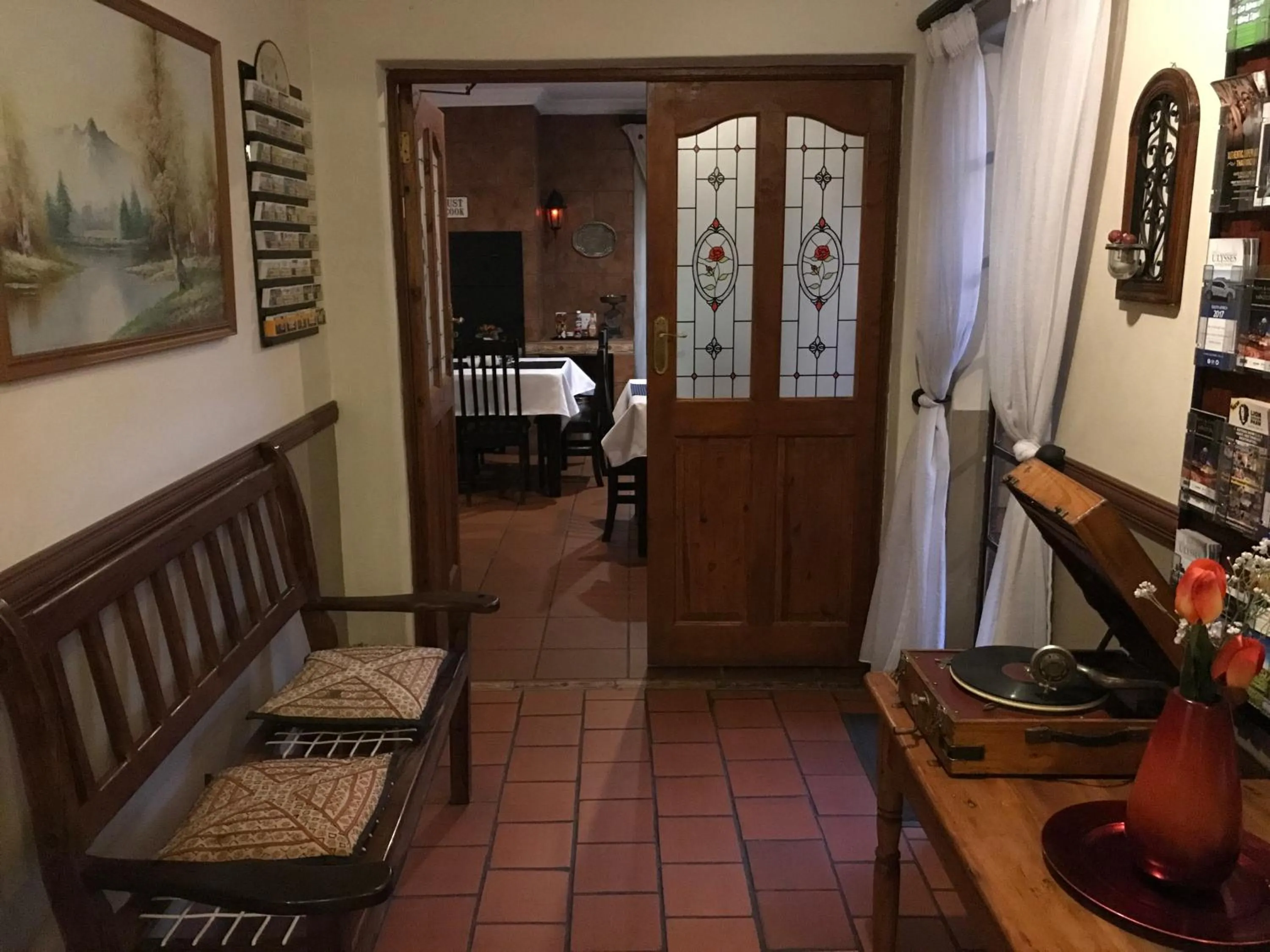 Decorative detail in De Oude Herberg