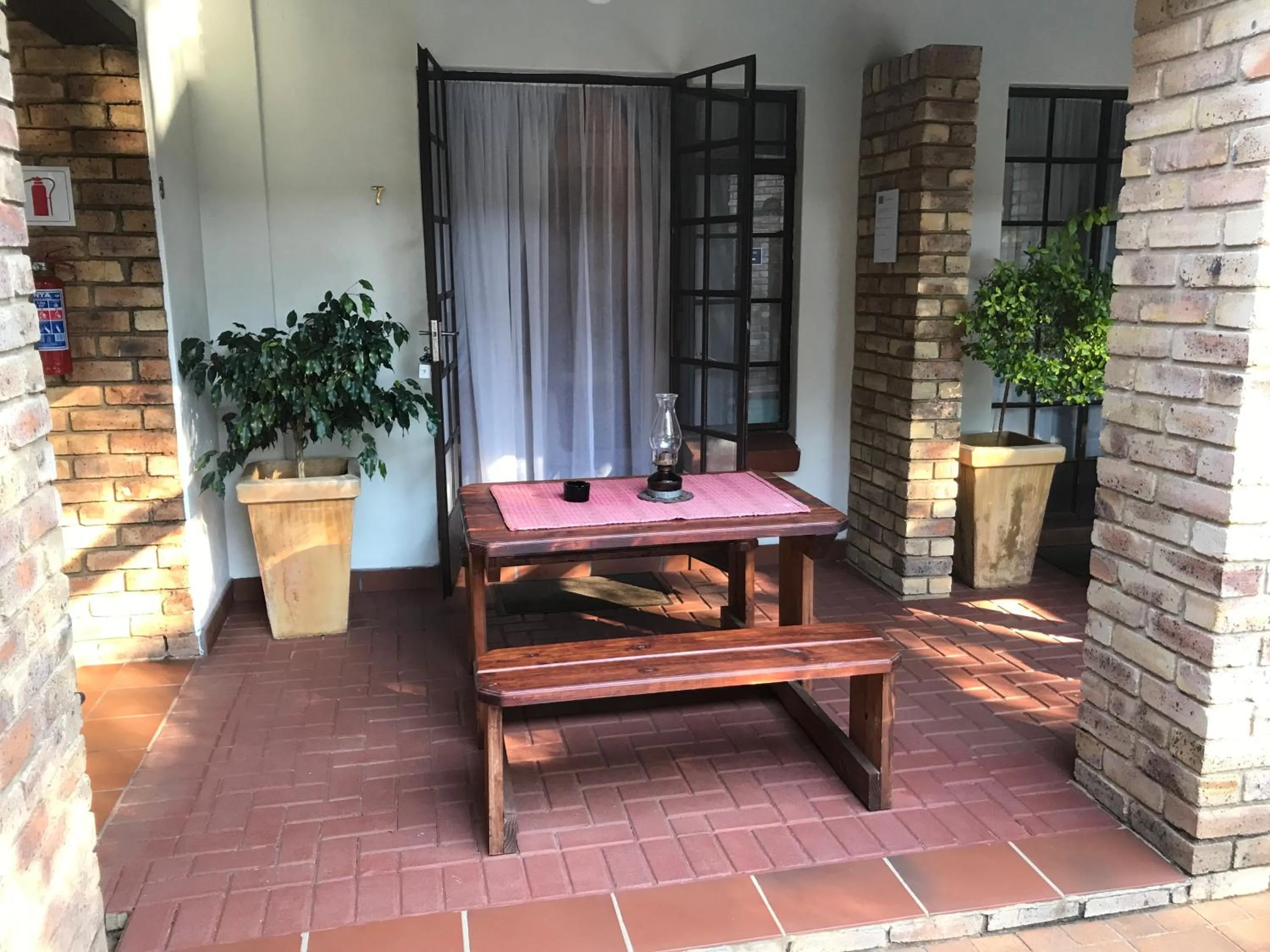 Patio in De Oude Herberg