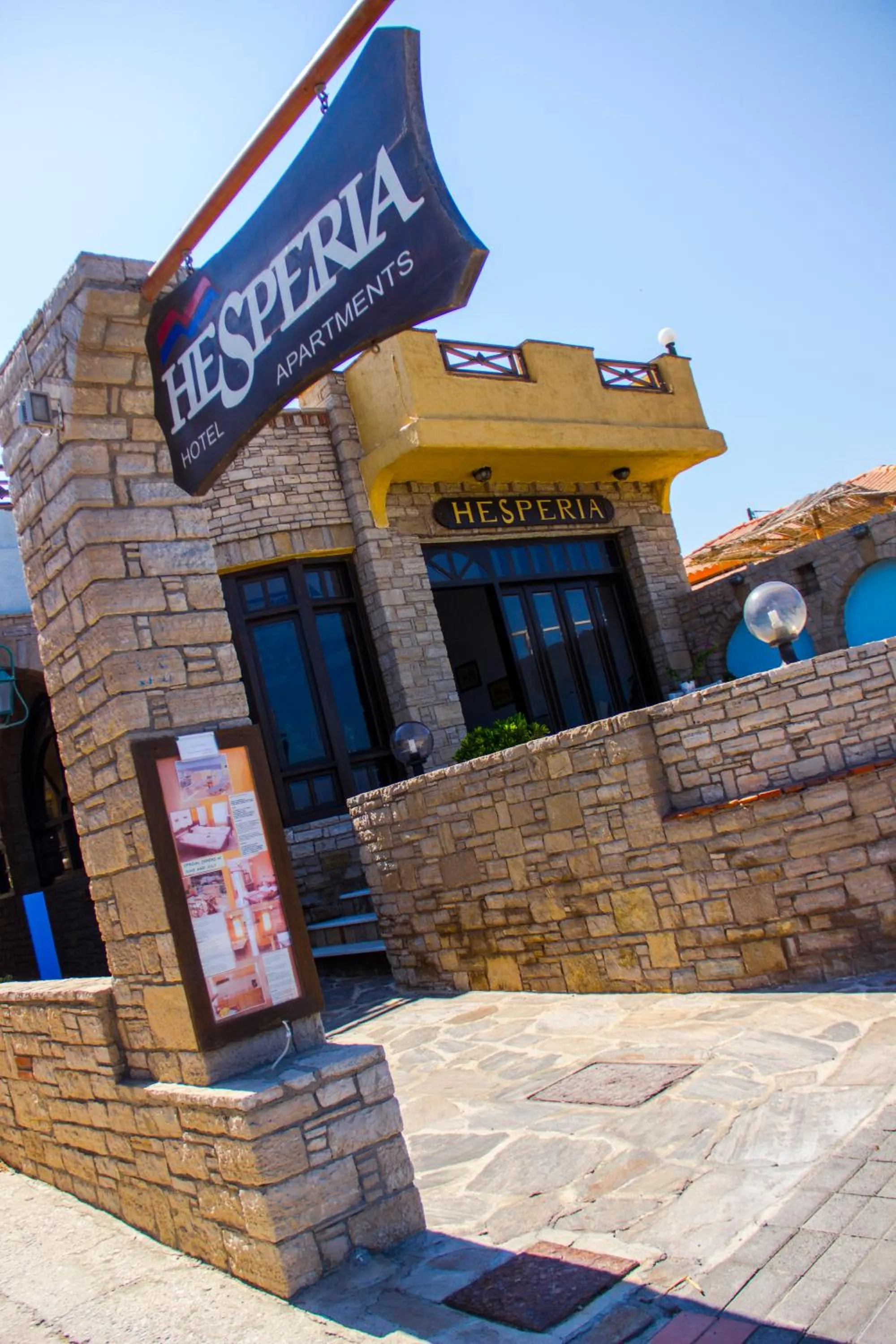 Facade/entrance in Hesperia Hotel