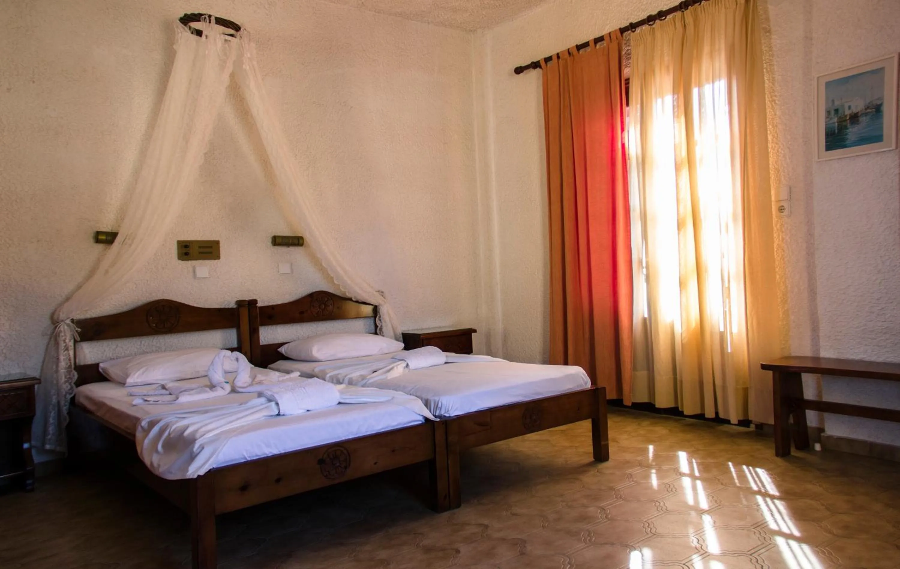 Bed in Hesperia Hotel