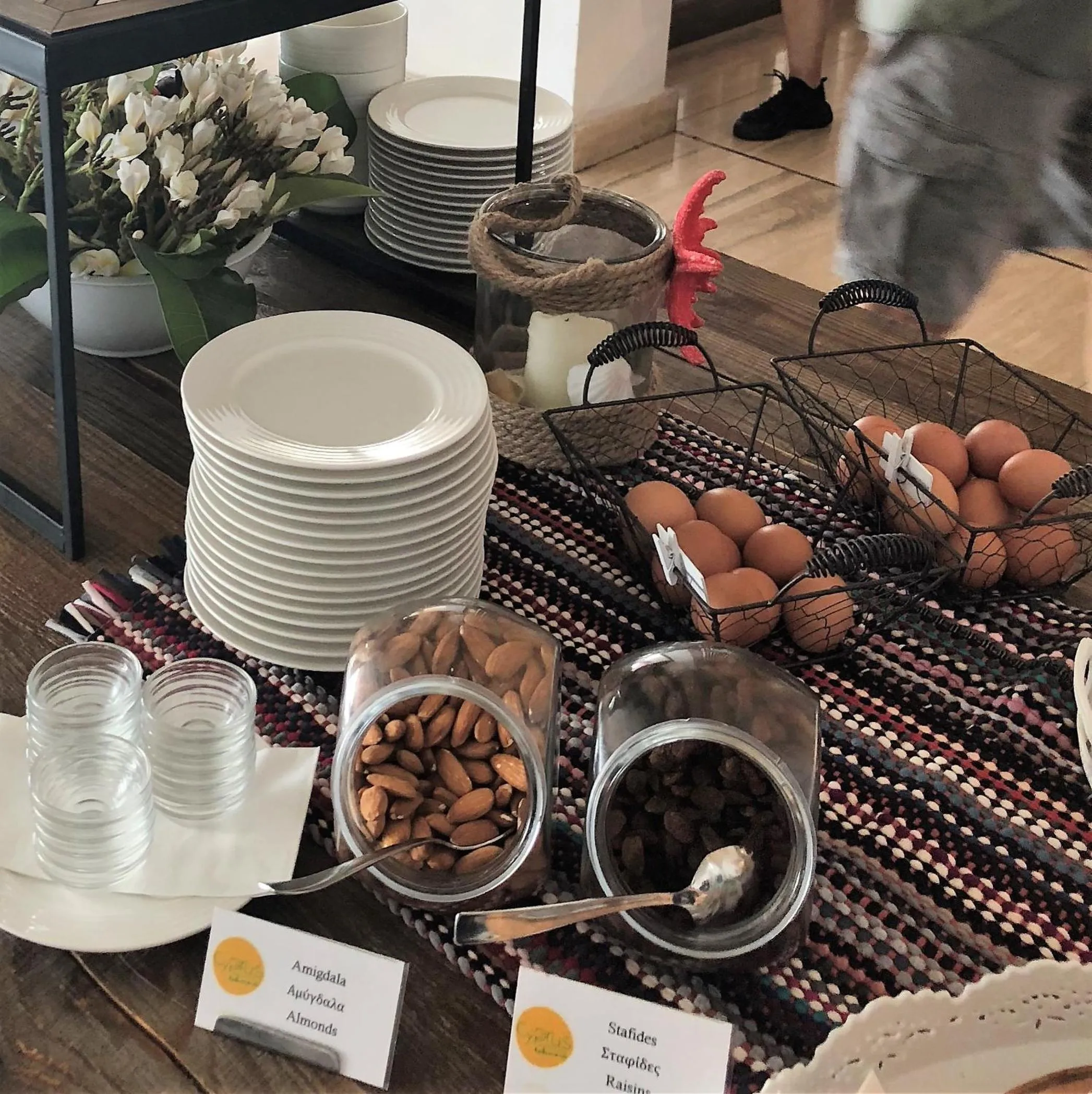 Food close-up in Droushia Heights Hotel