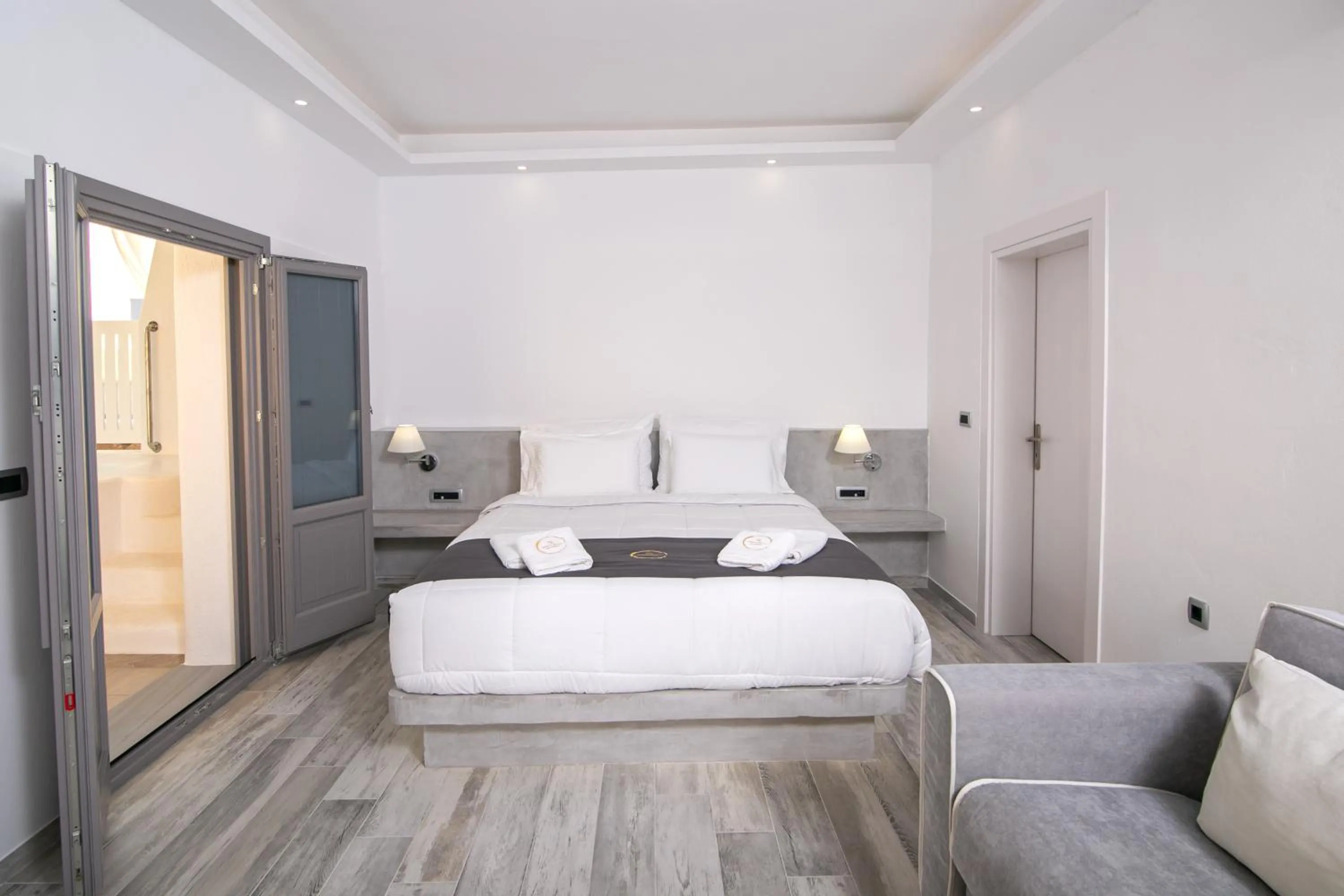 Bedroom in Aegean Melody Suites & Villas