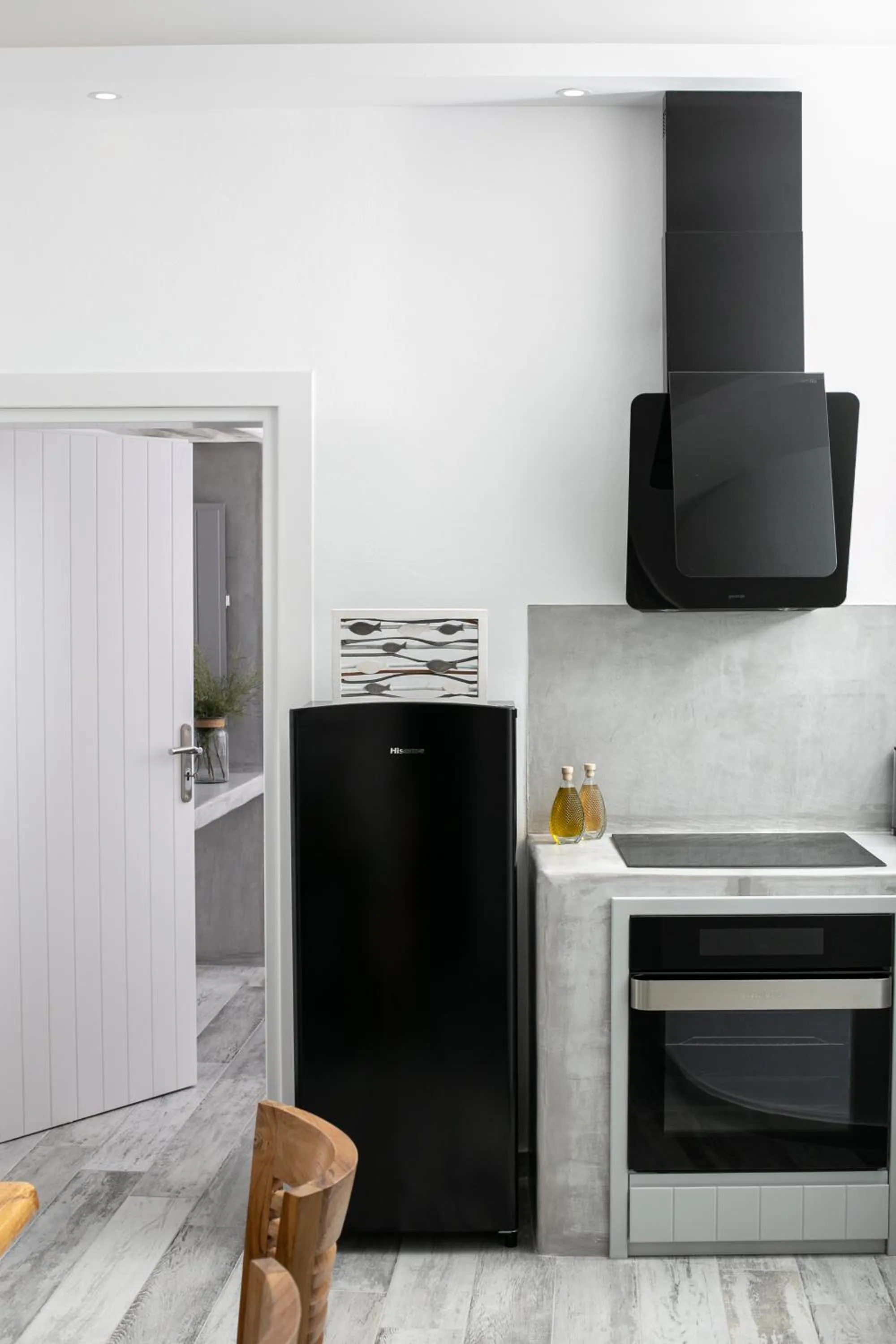 Kitchen or kitchenette in Aegean Melody Suites & Villas