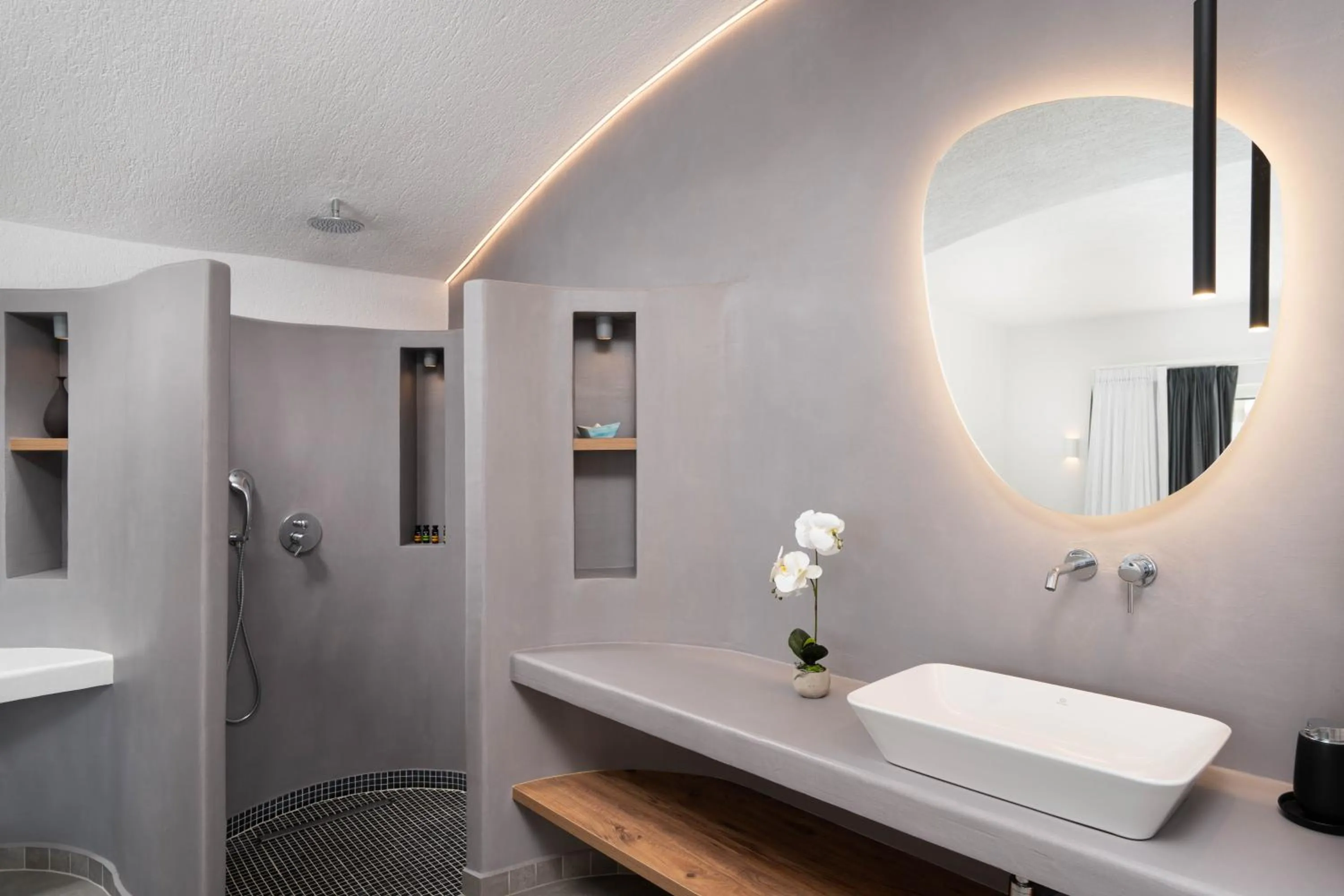 Shower in Aegean Melody Suites & Villas