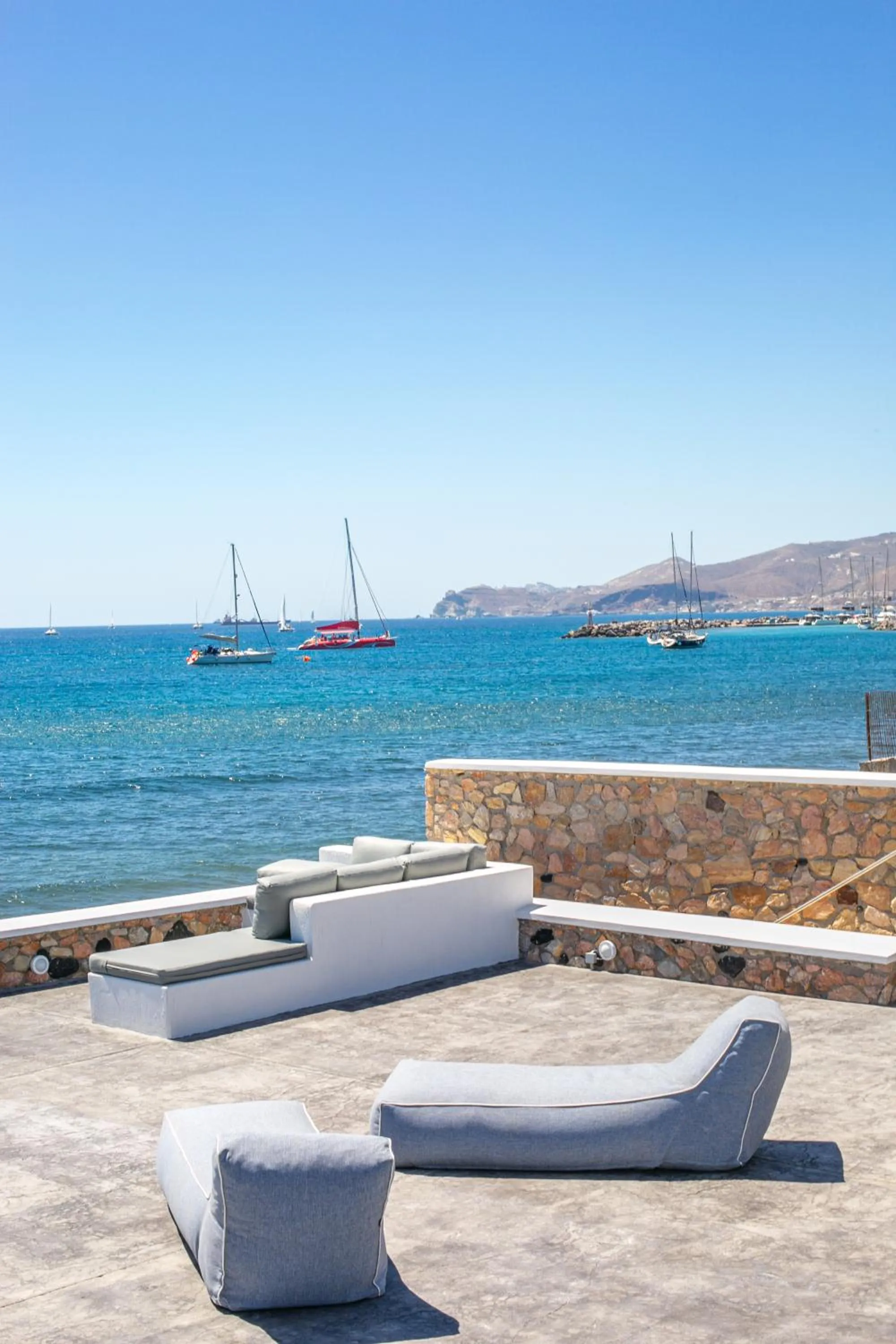 Patio in Aegean Melody Suites & Villas