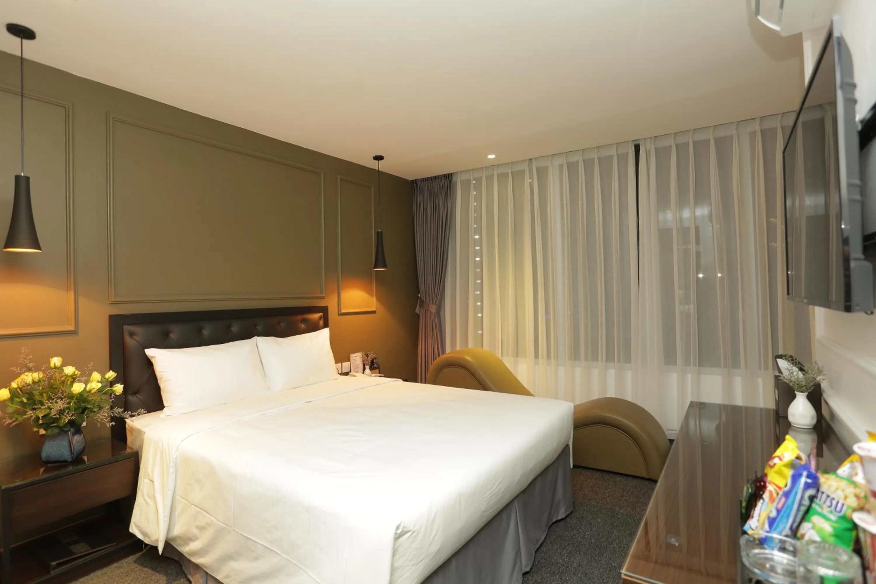 City view, Bed in Adeline Hotel Hanoi