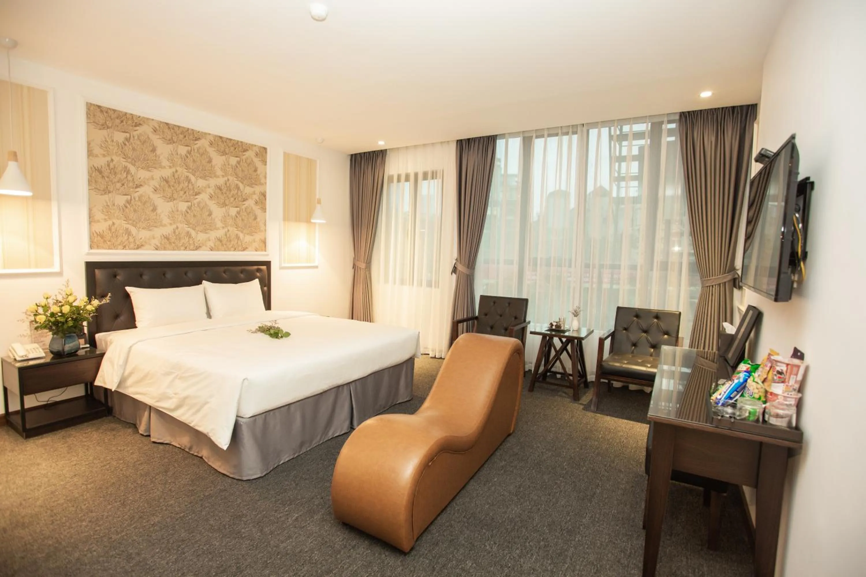 City view, Bed in Adeline Hotel Hanoi