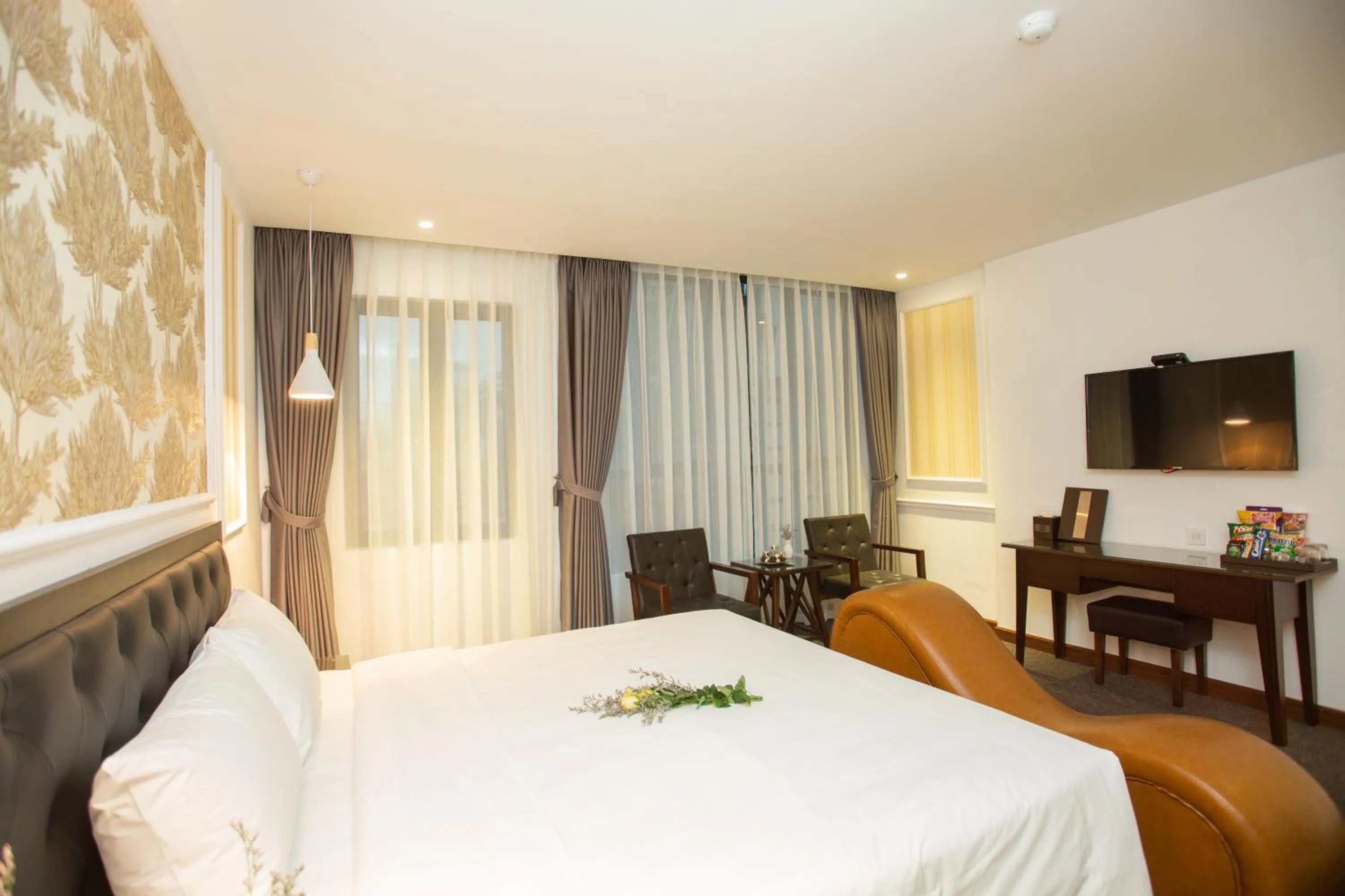 City view, Bed in Adeline Hotel Hanoi