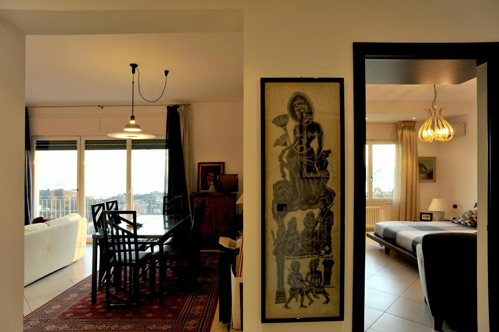 Photo of the whole room, Bed in IL golfo artisti e poeti villa thea