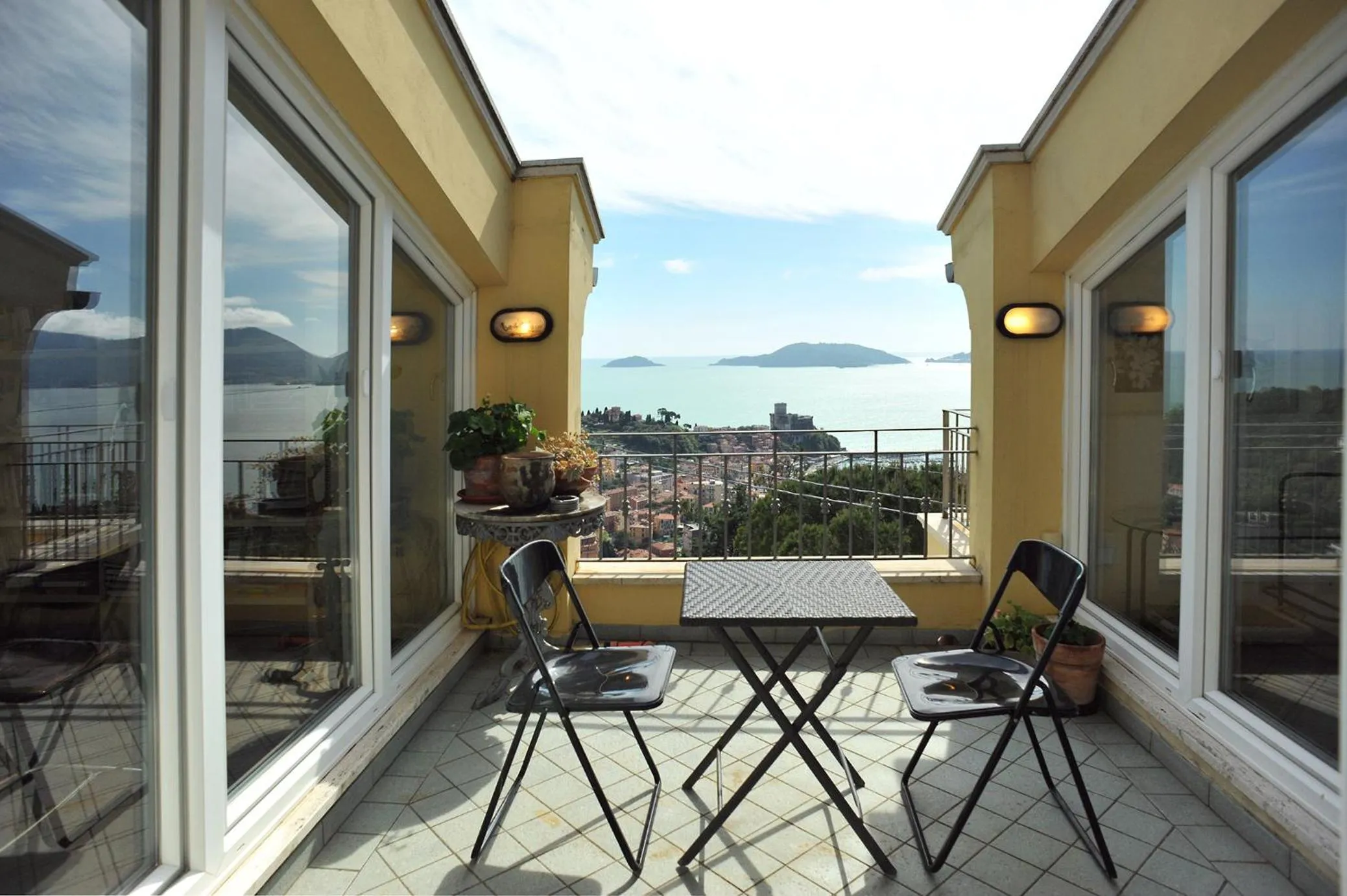 View (from property/room) in IL golfo artisti e poeti villa thea