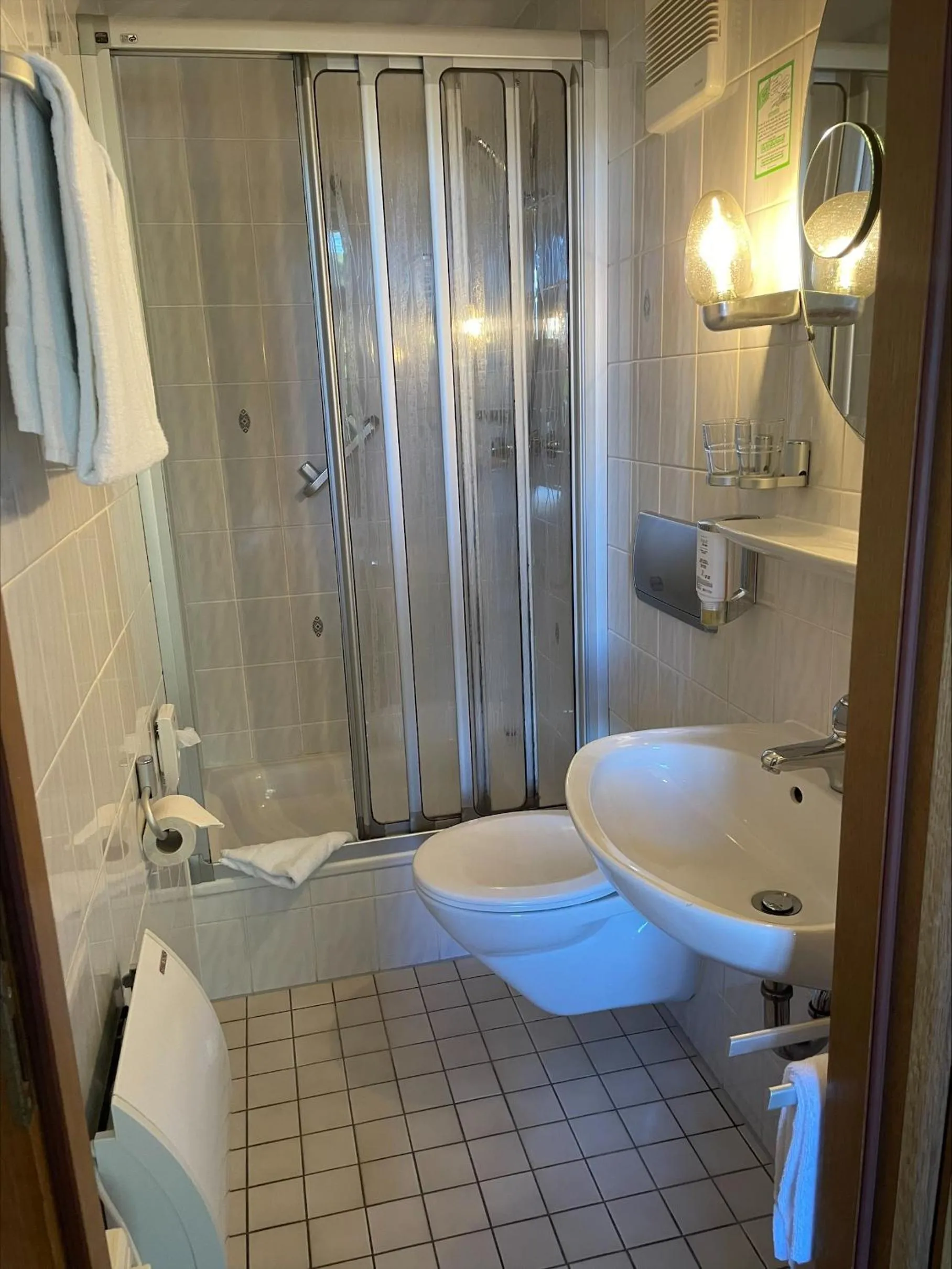 Shower in Parkhotel Margaretenhof