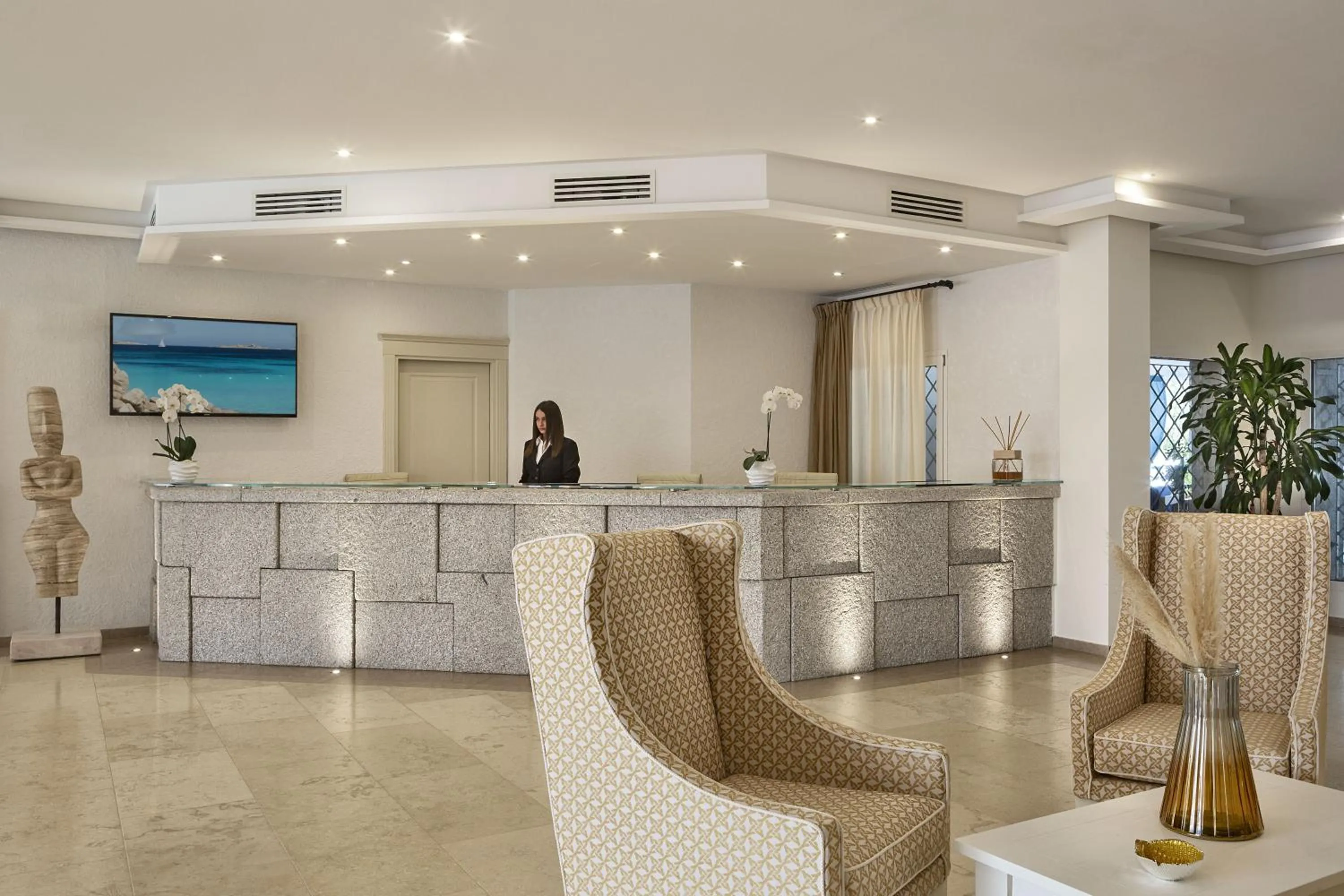 Lobby or reception in Grand Hotel Cannigione