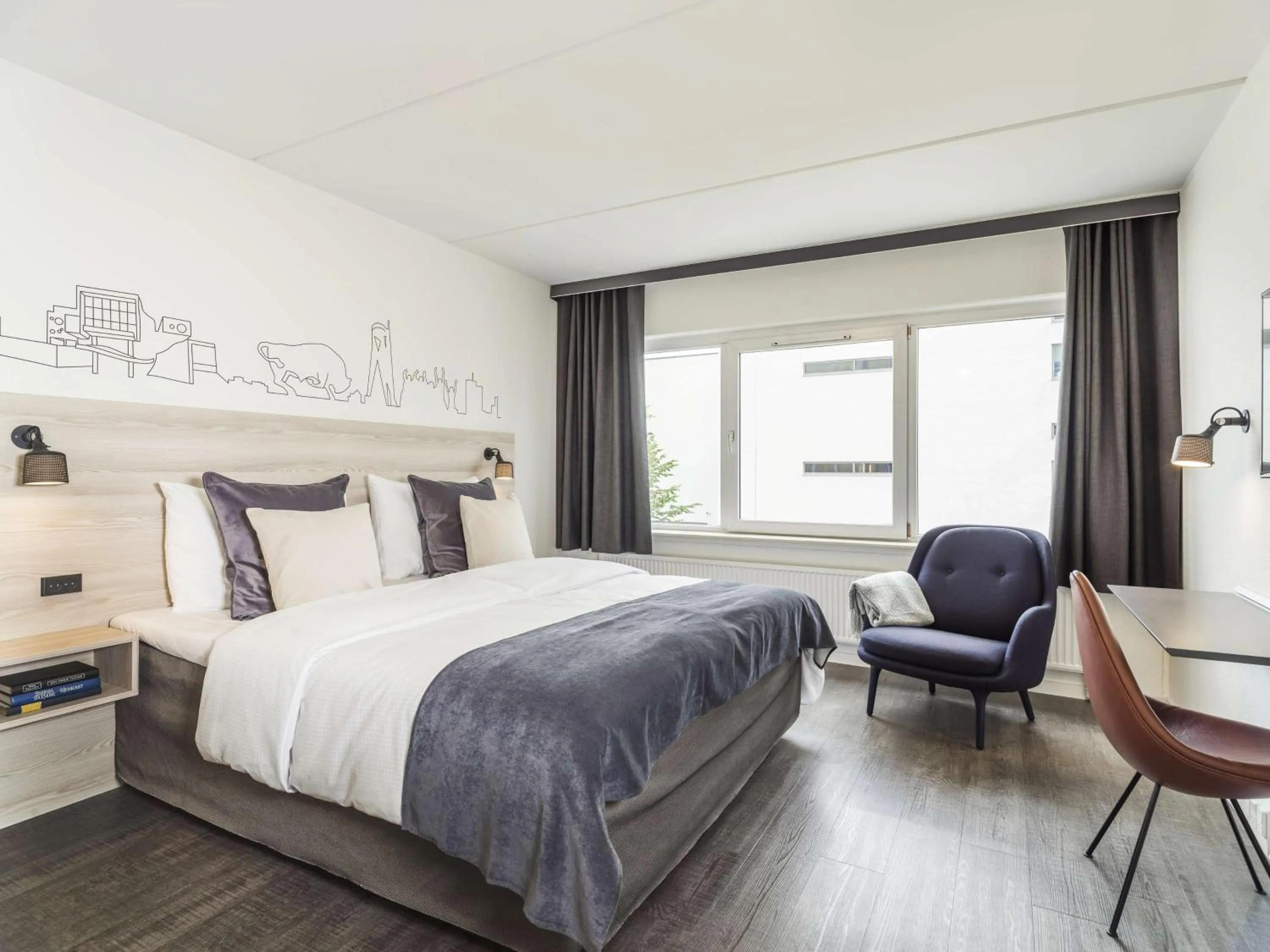 Photo of the whole room, Bed in Radisson Blu Limfjord Hotel, Aalborg