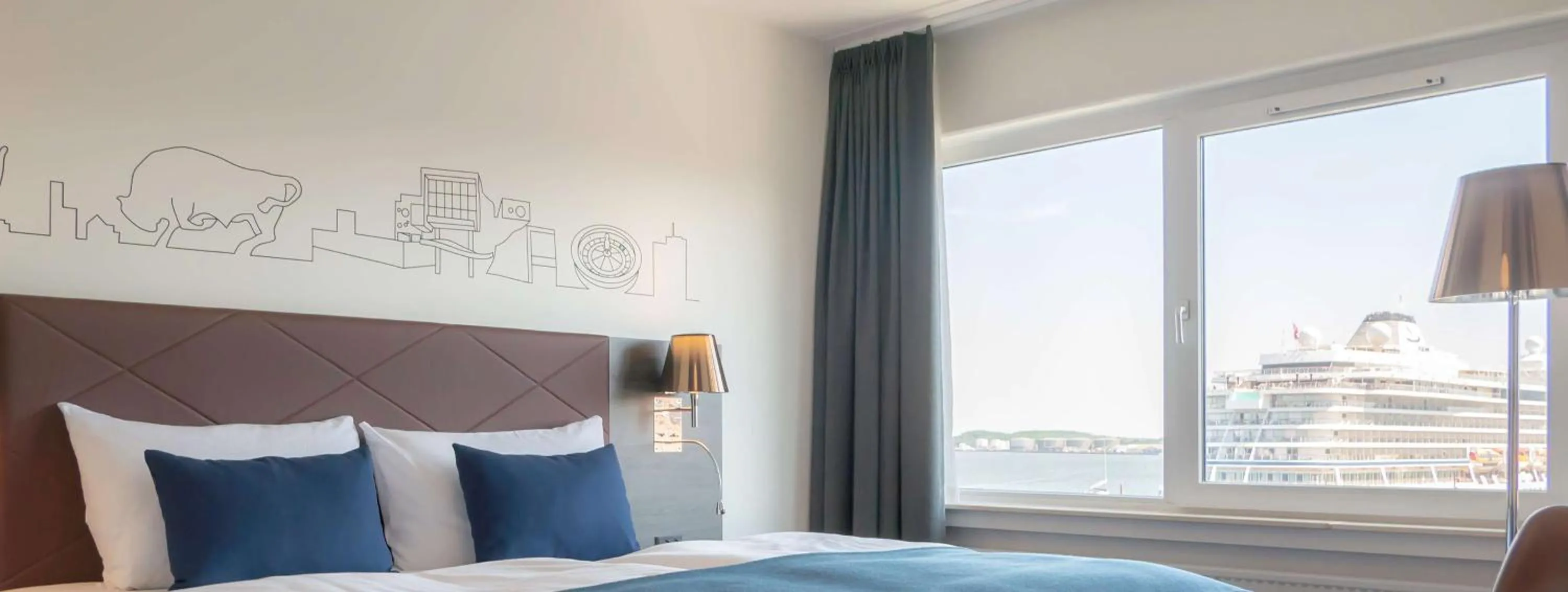 Photo of the whole room, Bed in Radisson Blu Limfjord Hotel, Aalborg