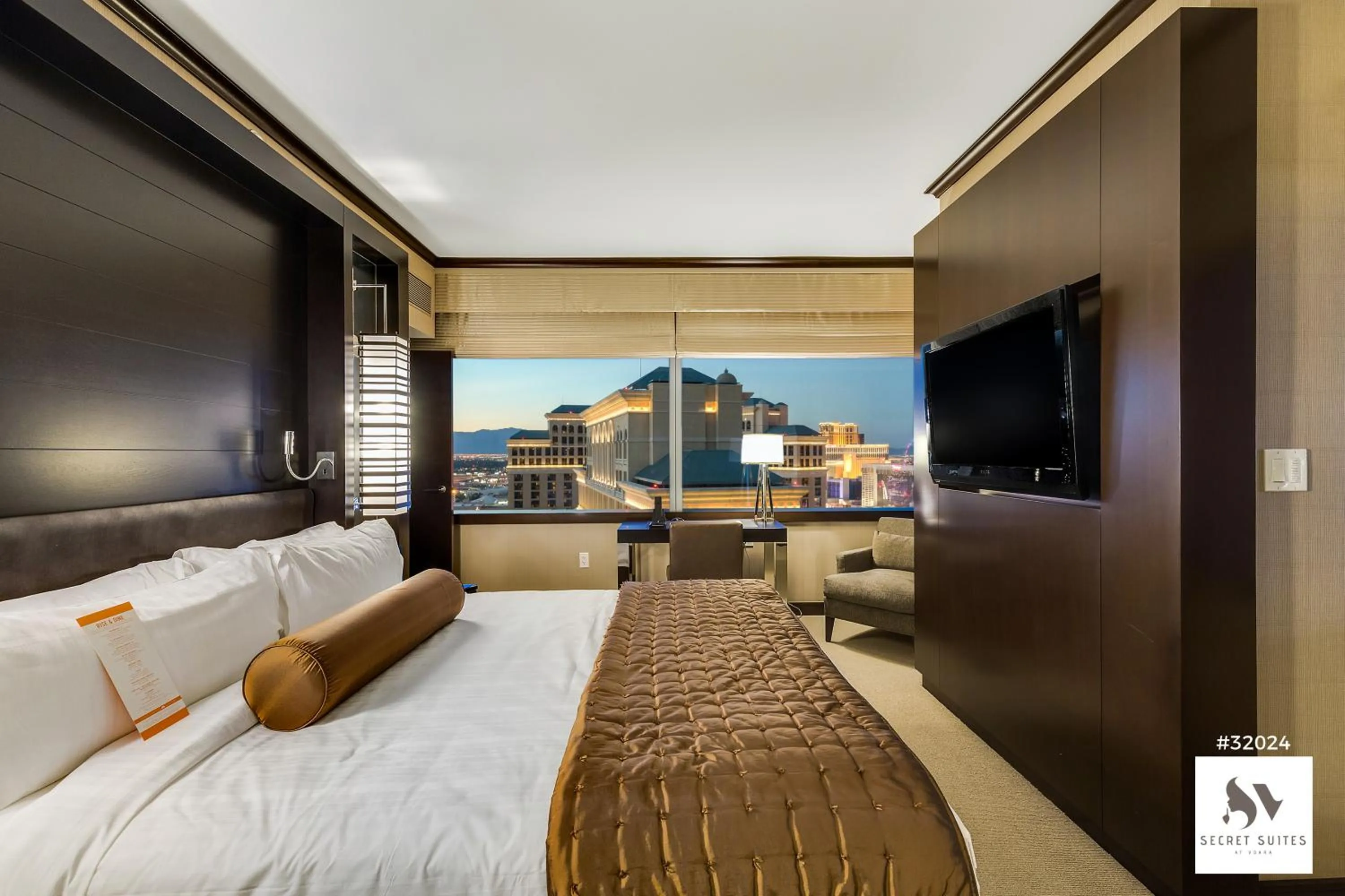 Bed in Secret Suites At Vdara