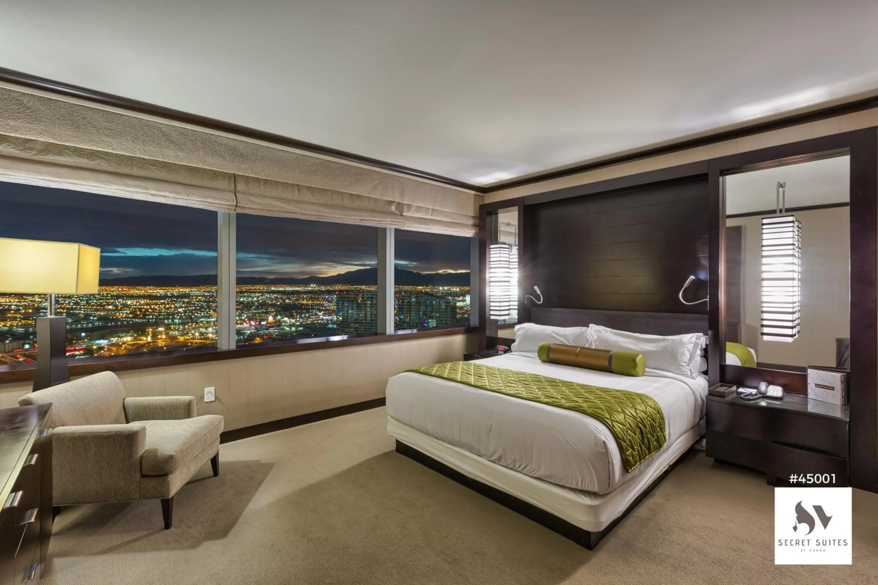Bed in Secret Suites At Vdara