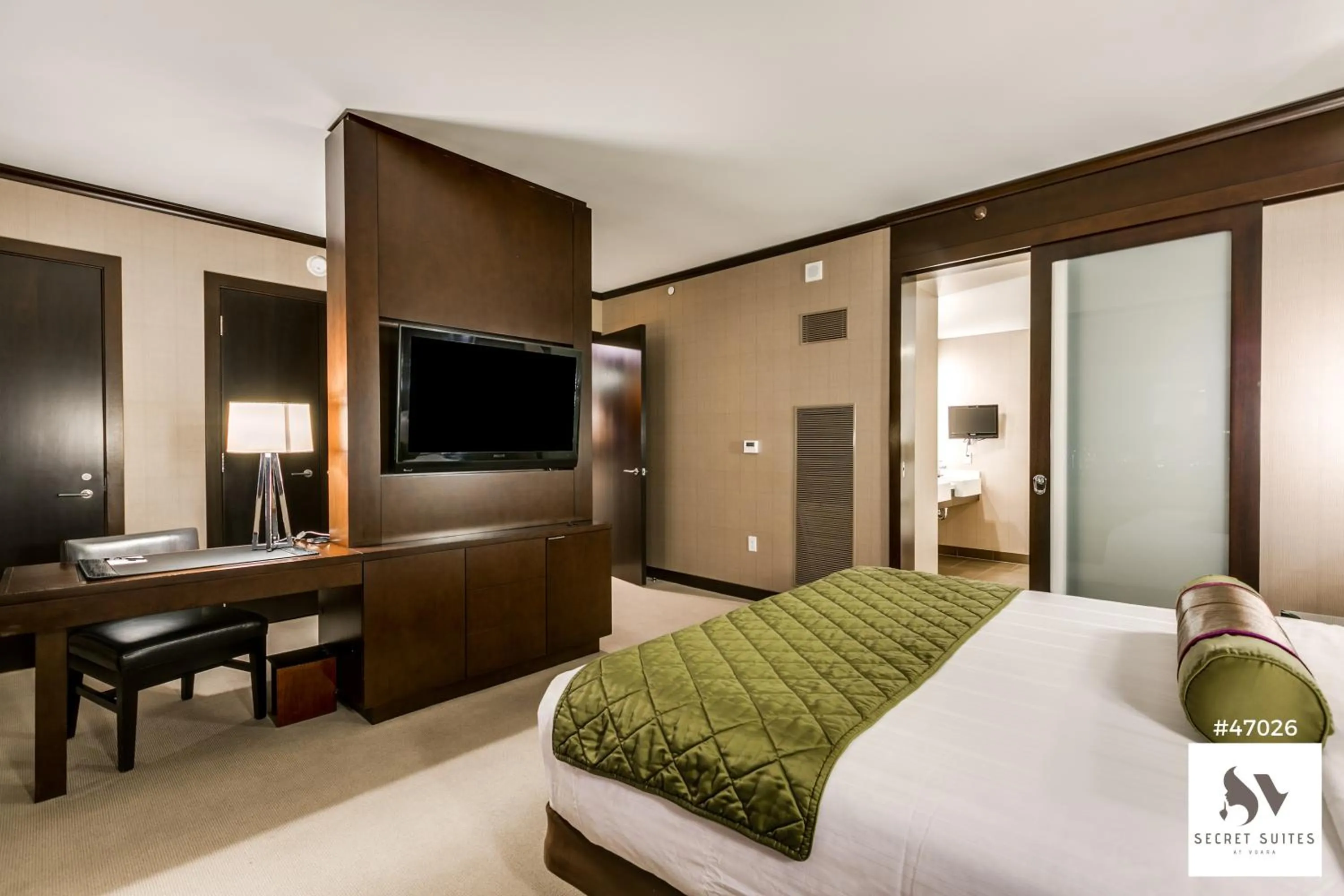 Bed in Secret Suites At Vdara