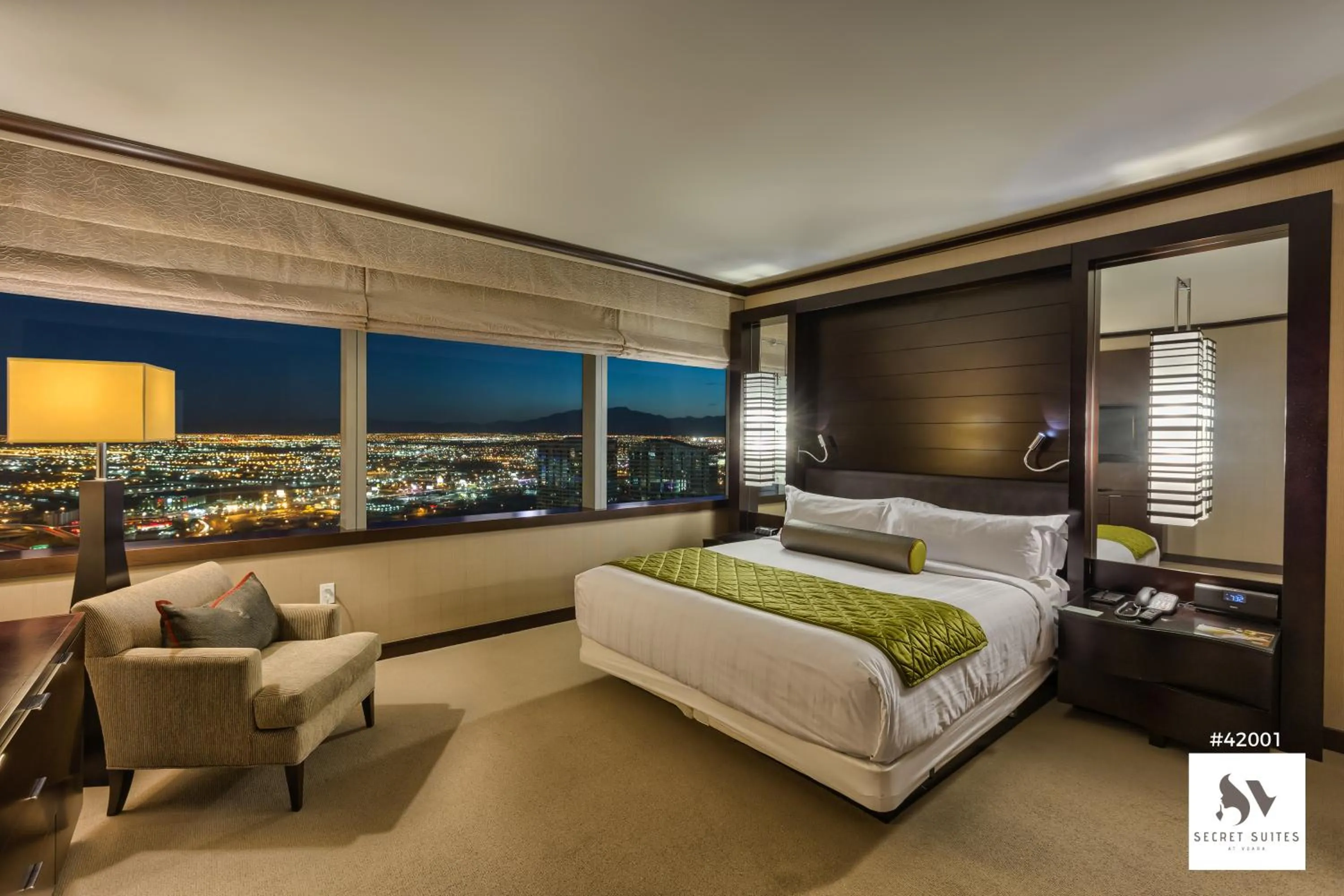 Bed in Secret Suites At Vdara