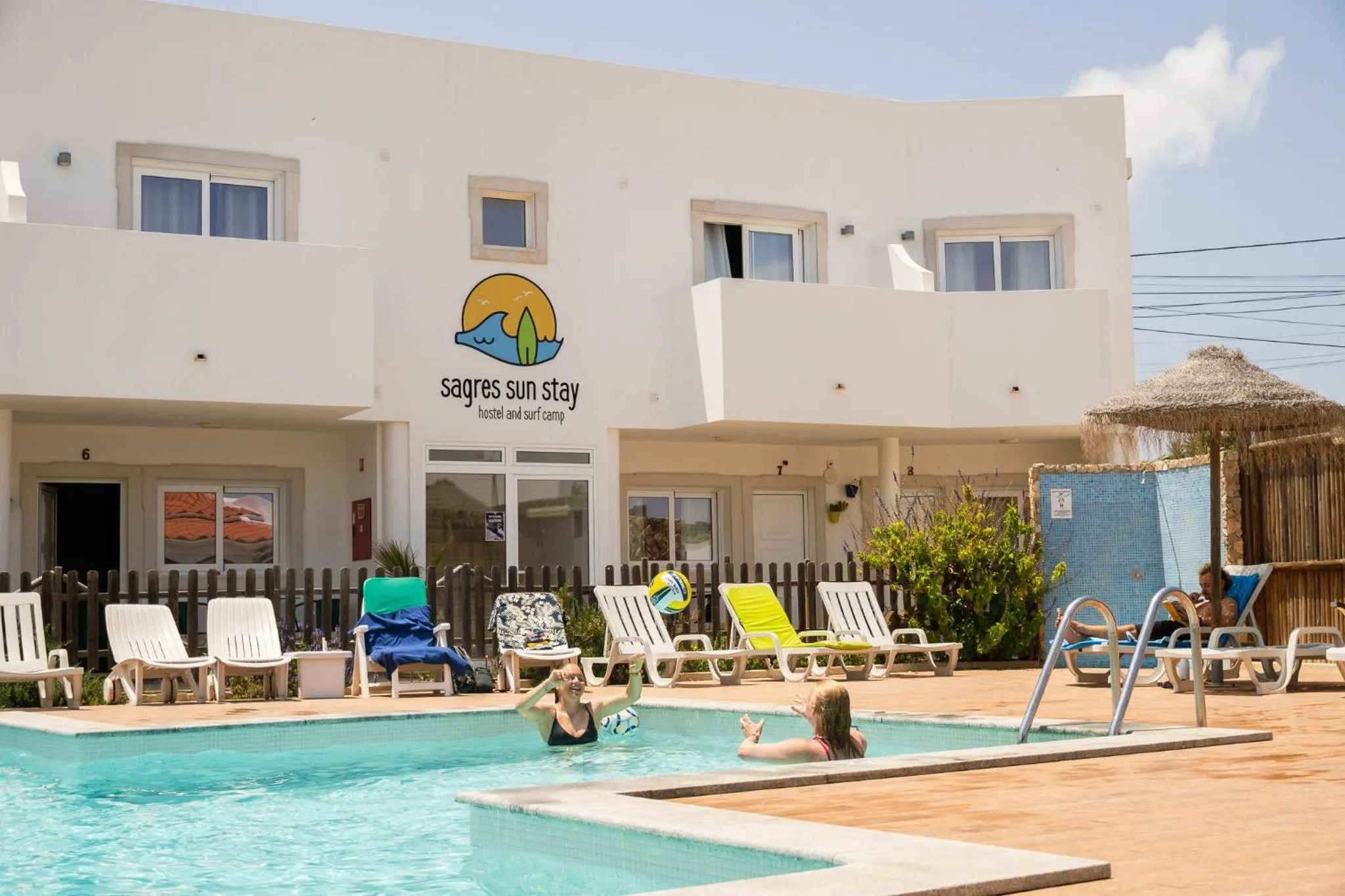 Swimming pool in Sagres Sun Stay - Surf Camp & Hostel