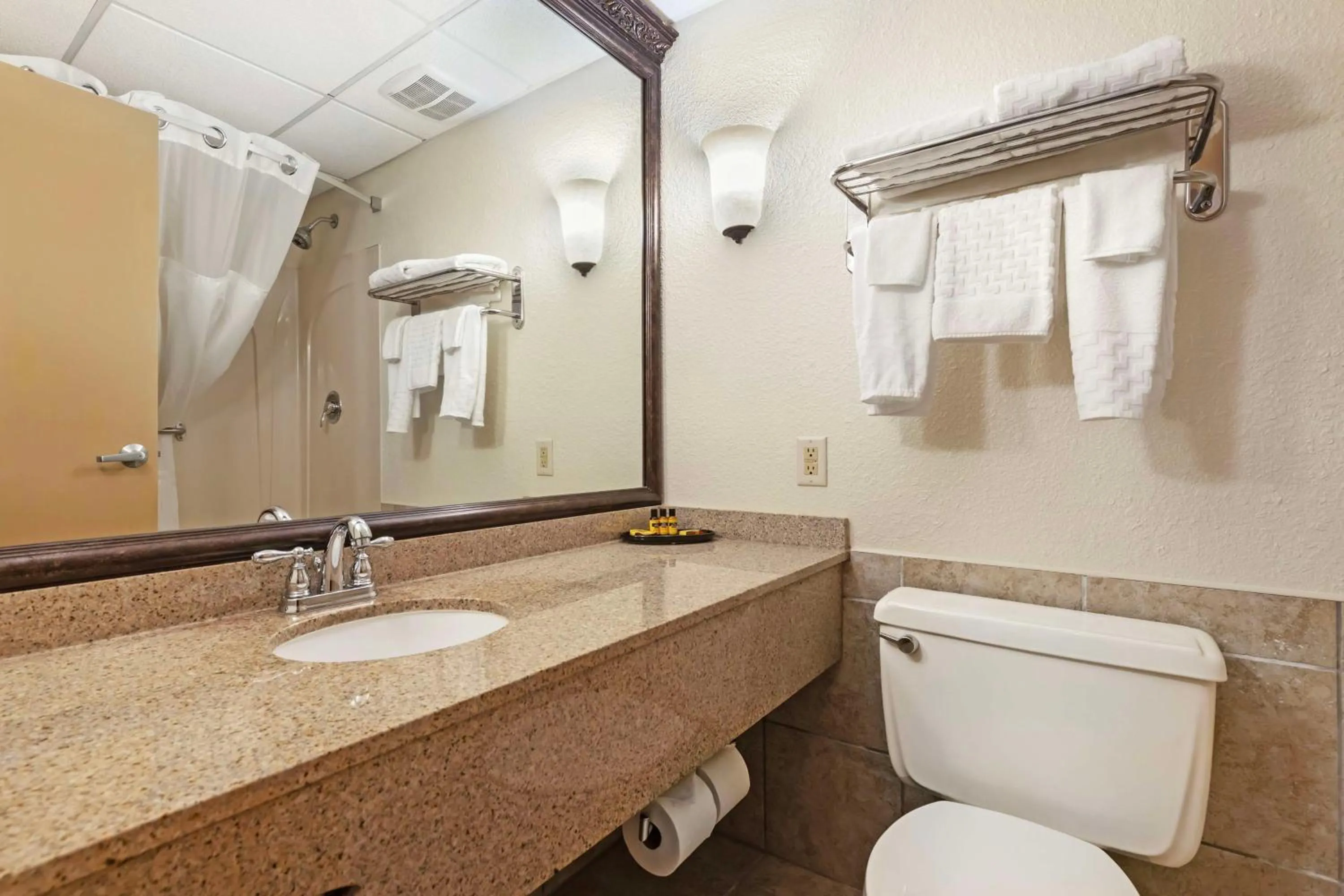 Bathroom in Best Western Plus Longbranch Hotel & Convention Center