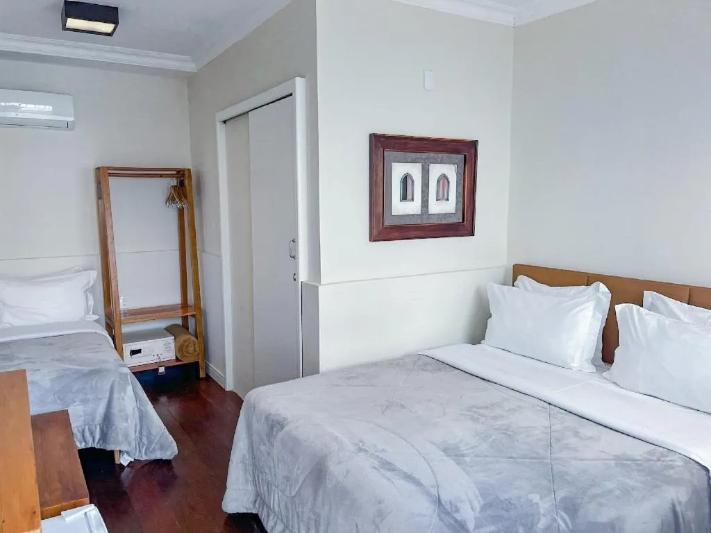 Bed in Pousada Mãe D'Água