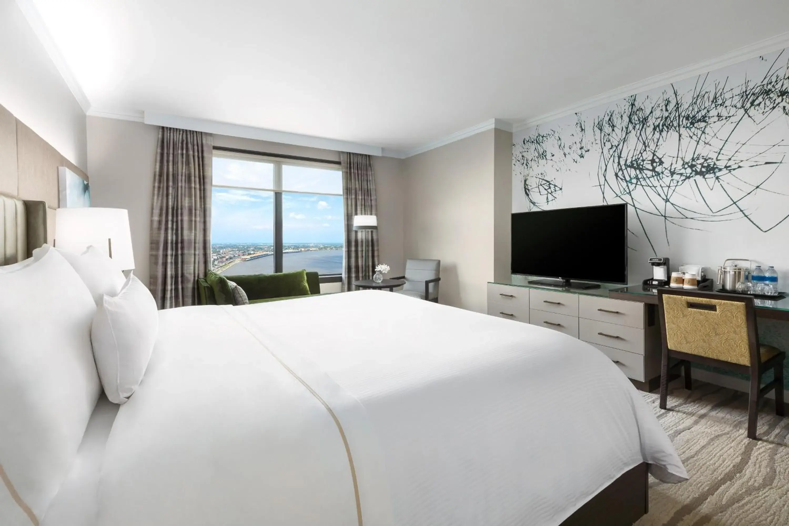 Deluxe river view, Guest room, 1 King in The Westin New Orleans Deluxe river view, Guest room, 1 King in The Westin New Orleans