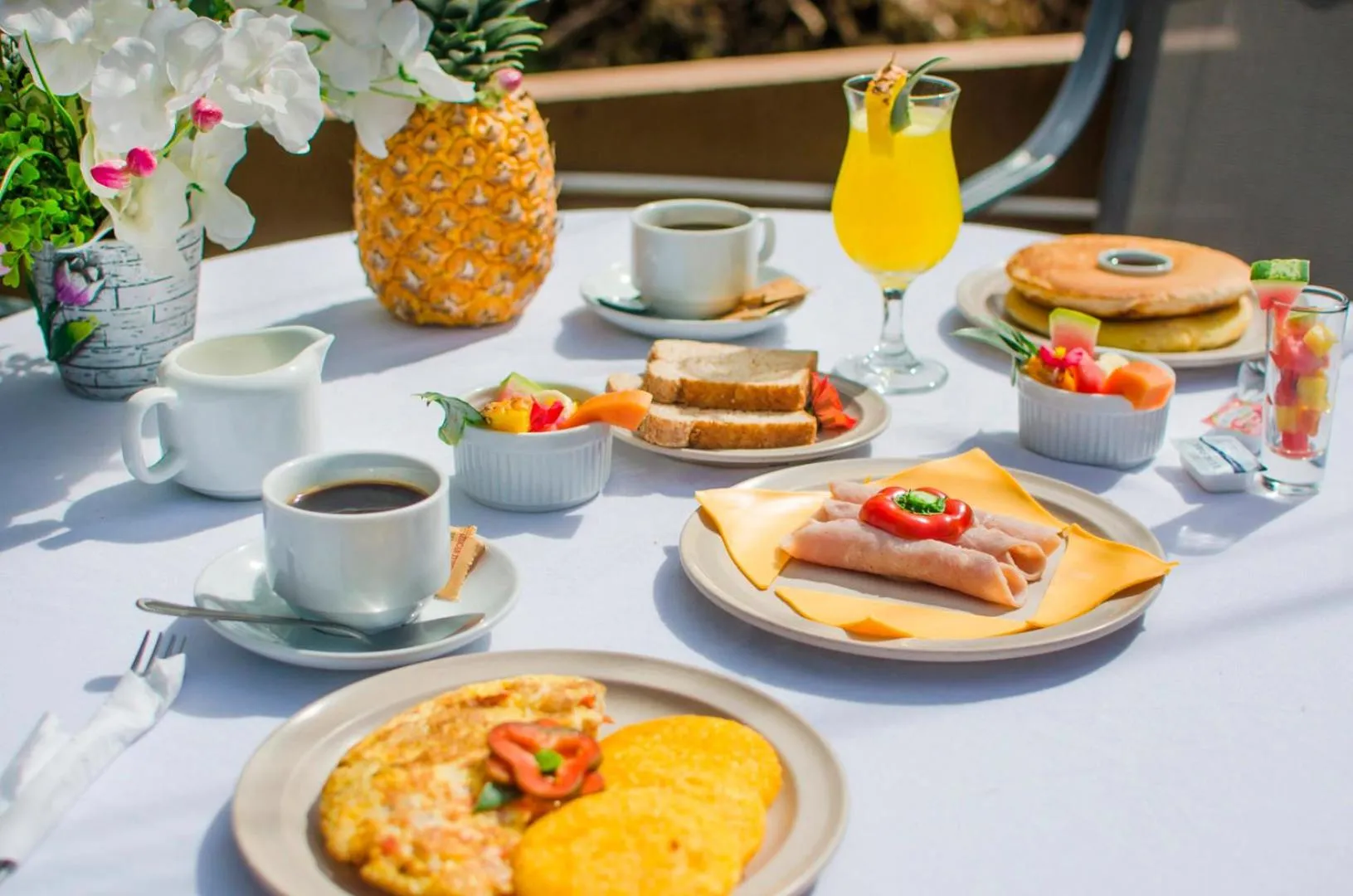 Continental breakfast in Hotel La Casa de la Abuela