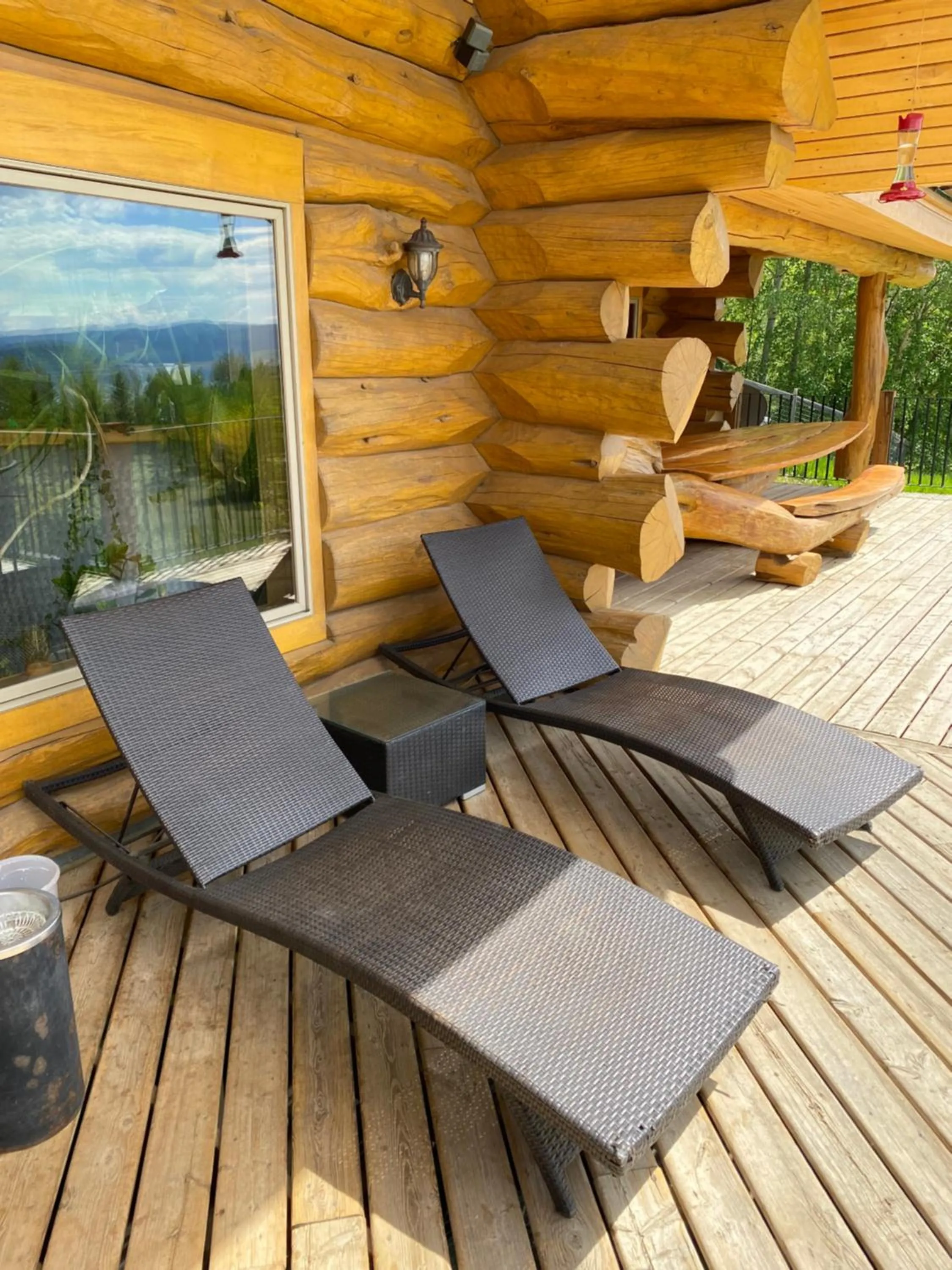 Balcony/Terrace in Williston Lake Resort