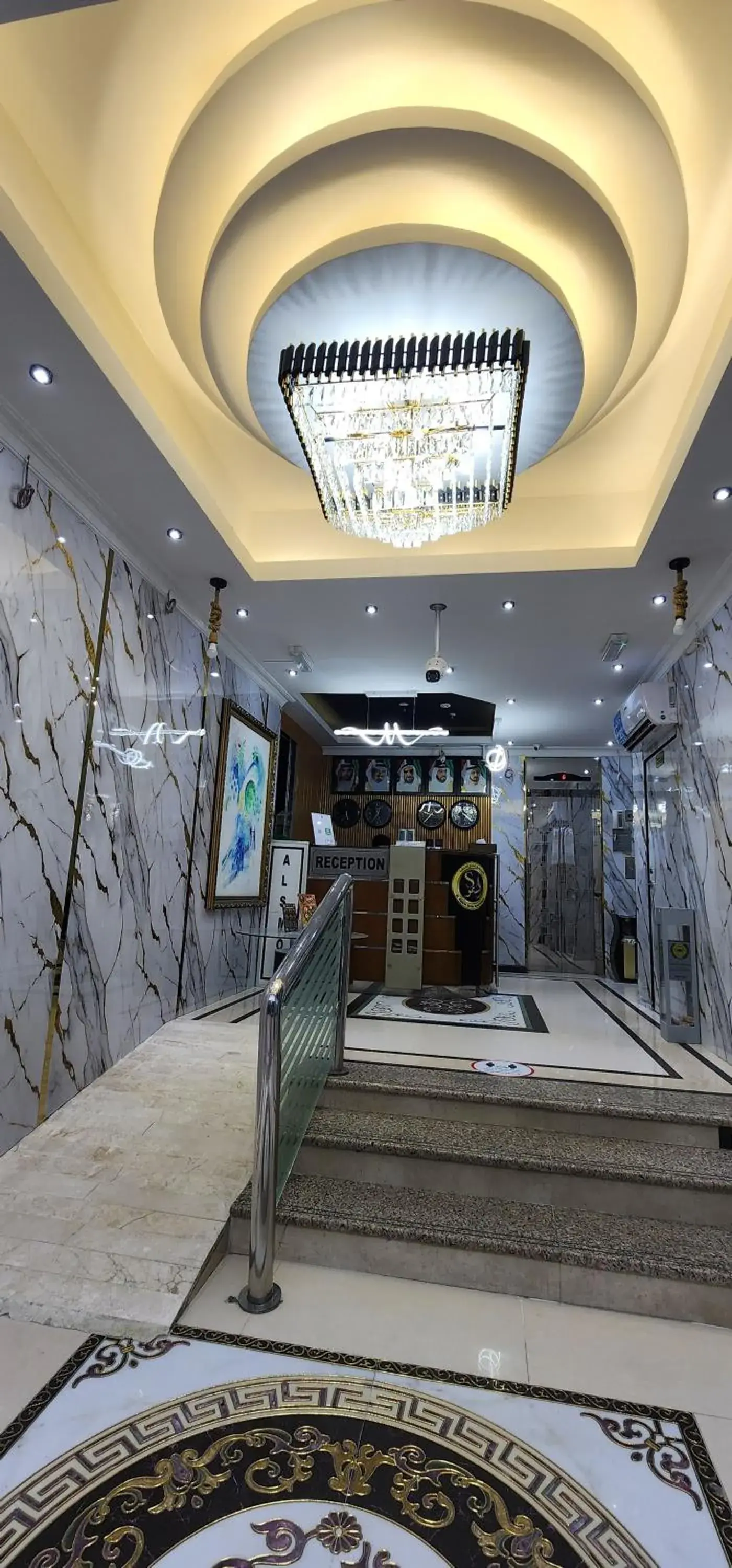 Lobby or reception in Al Smou Hotel Apartments - MAHA HOSPITALITY GROUP Lobby or reception in Al Smou Hotel Apartments - MAHA HOSPITALITY GROUP