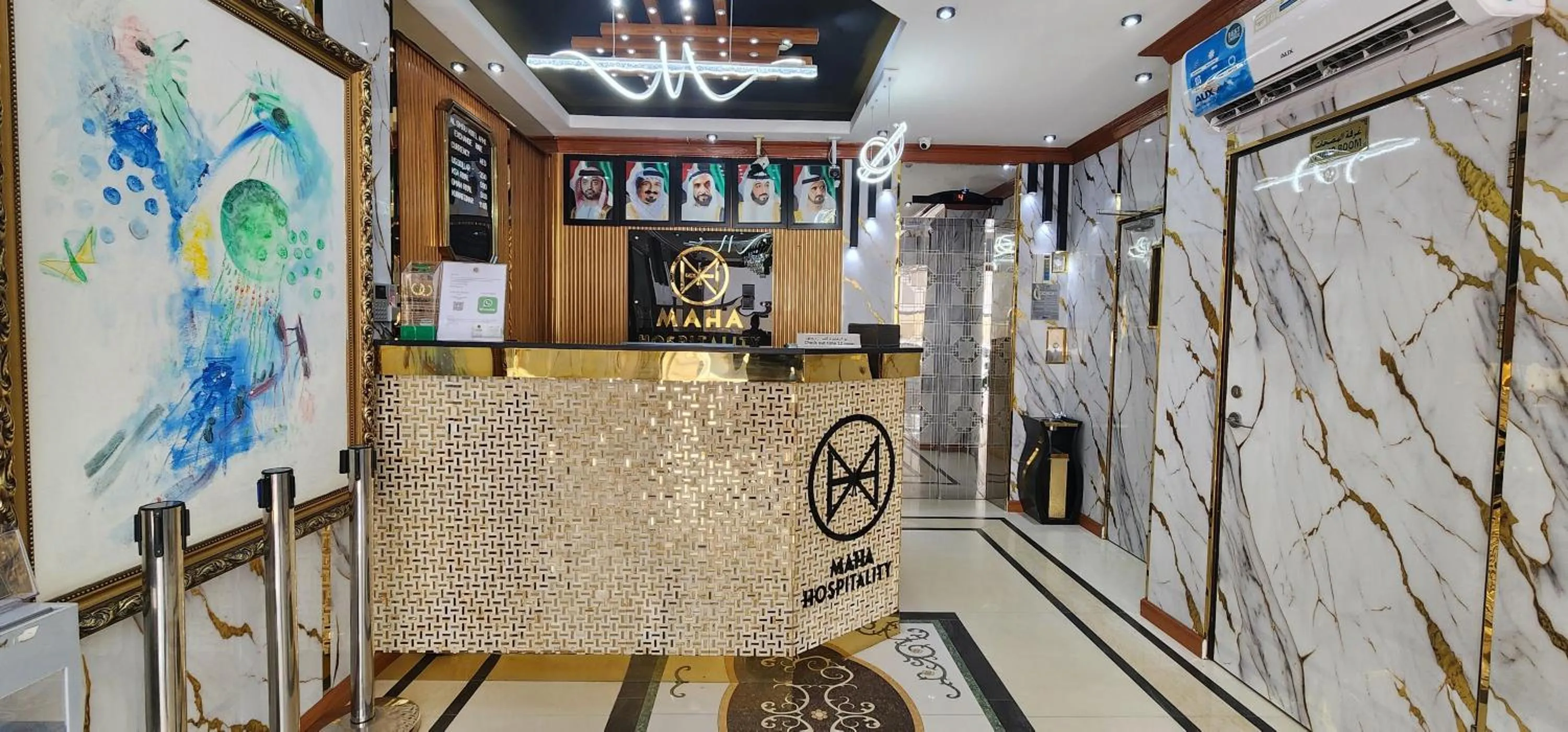 Lobby or reception in Al Smou Hotel Apartments - MAHA HOSPITALITY GROUP