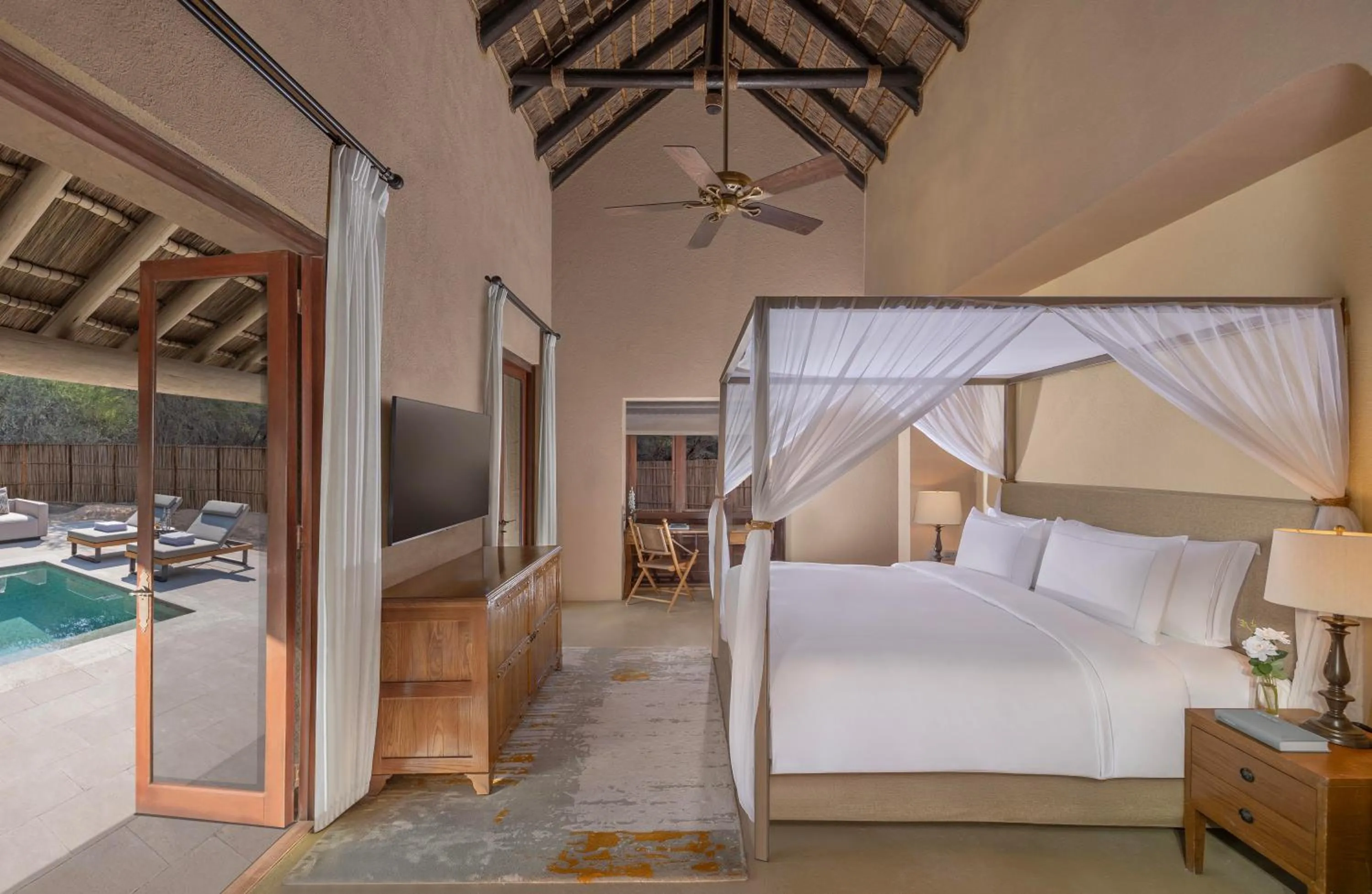 Property building, Bed in Anantara Sir Bani Yas Island Al Sahel Villas
