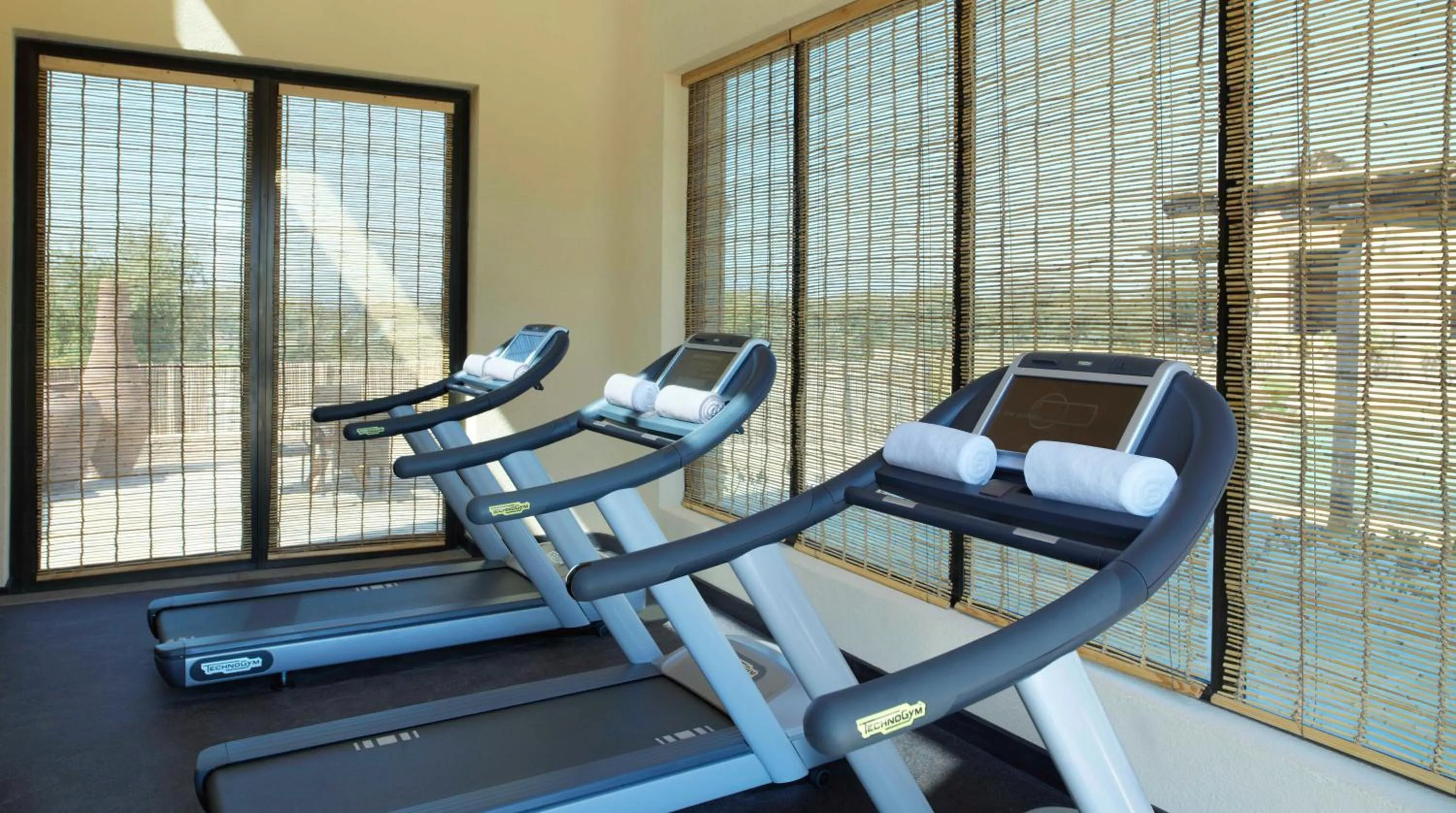 Fitness centre/facilities in Anantara Sir Bani Yas Island Al Sahel Villas
