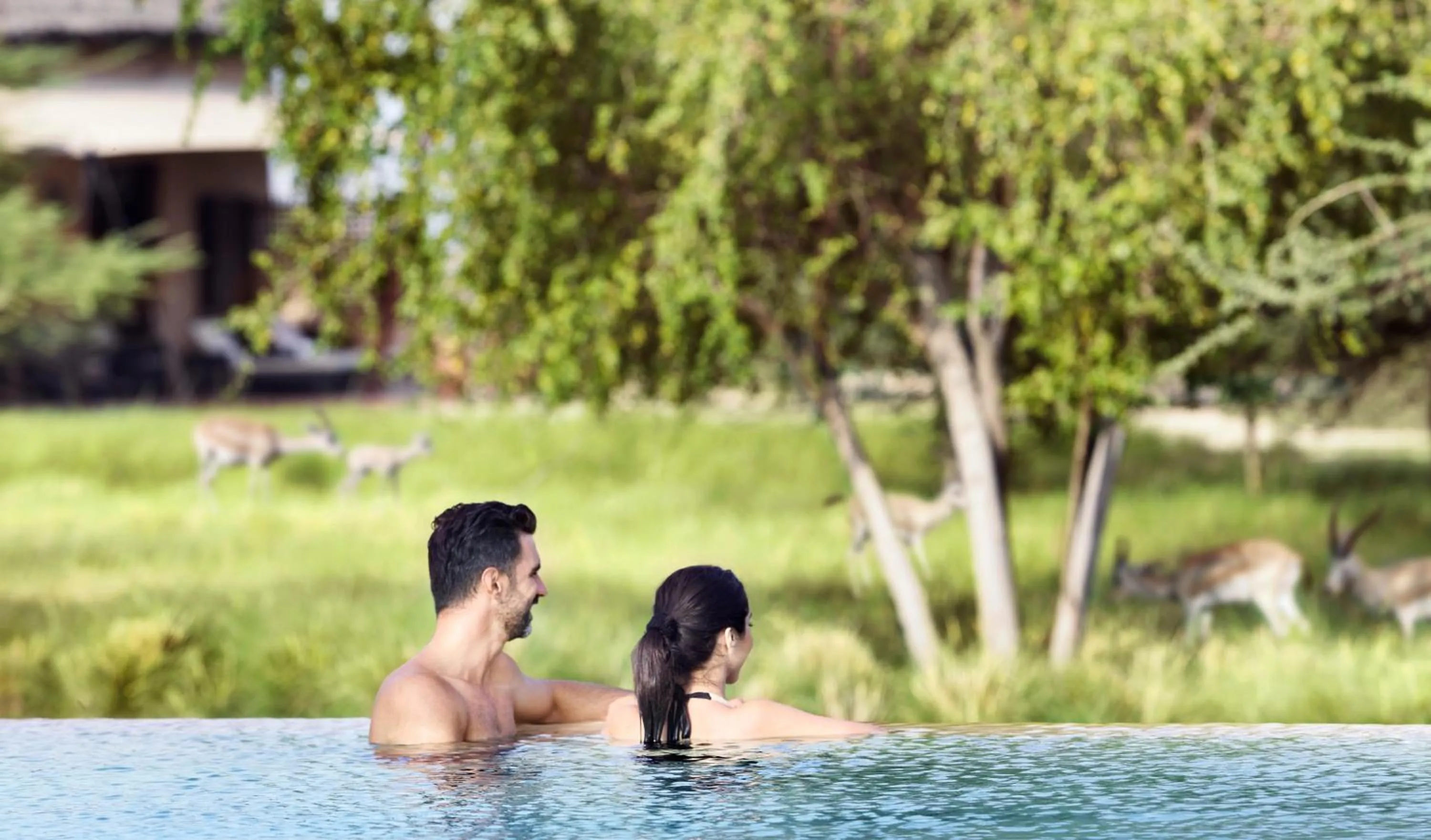 People in Anantara Sir Bani Yas Island Al Sahel Villas