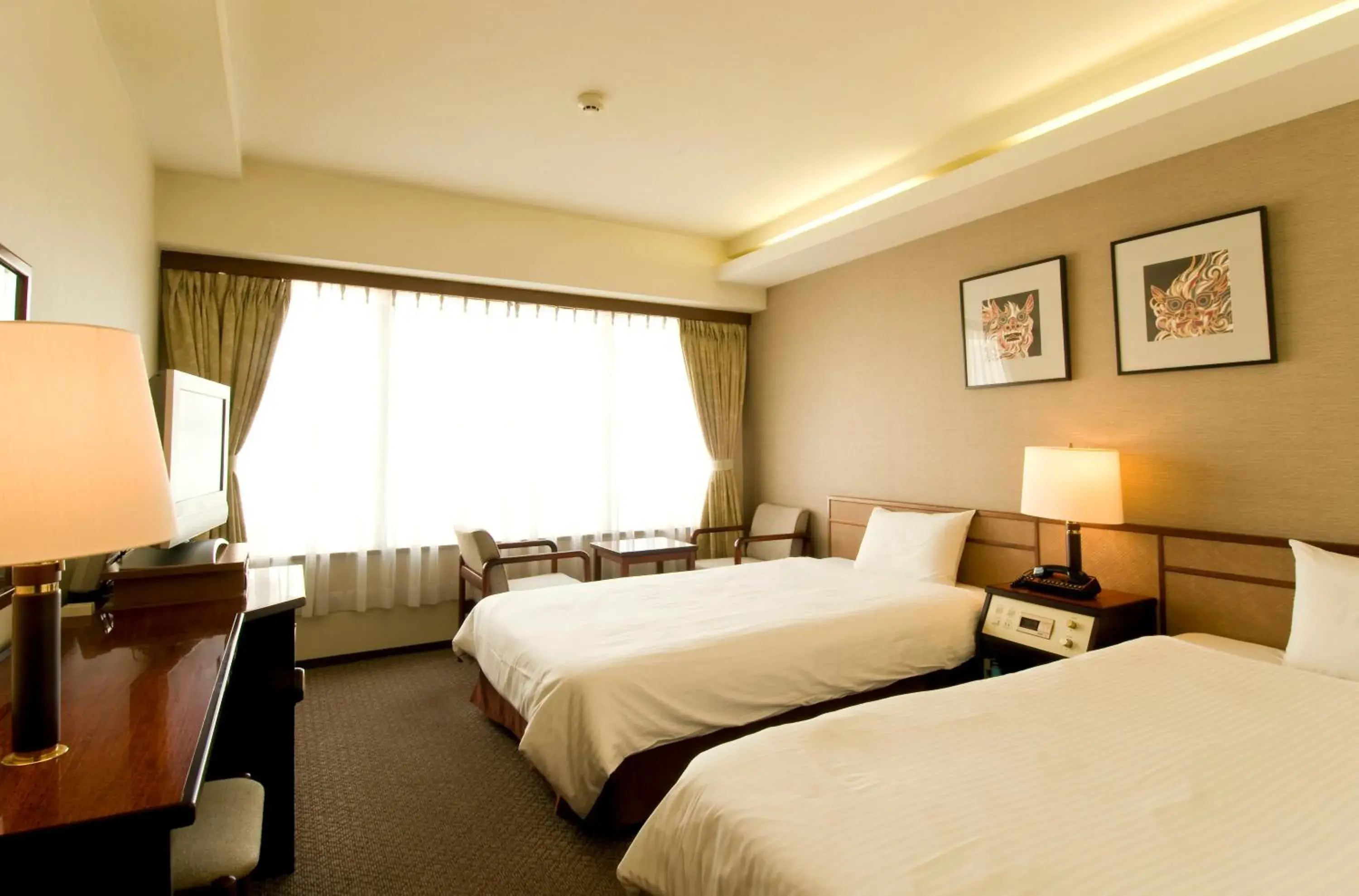 Bed in Ryukyu Sun Royal Hotel Bed in Ryukyu Sun Royal Hotel