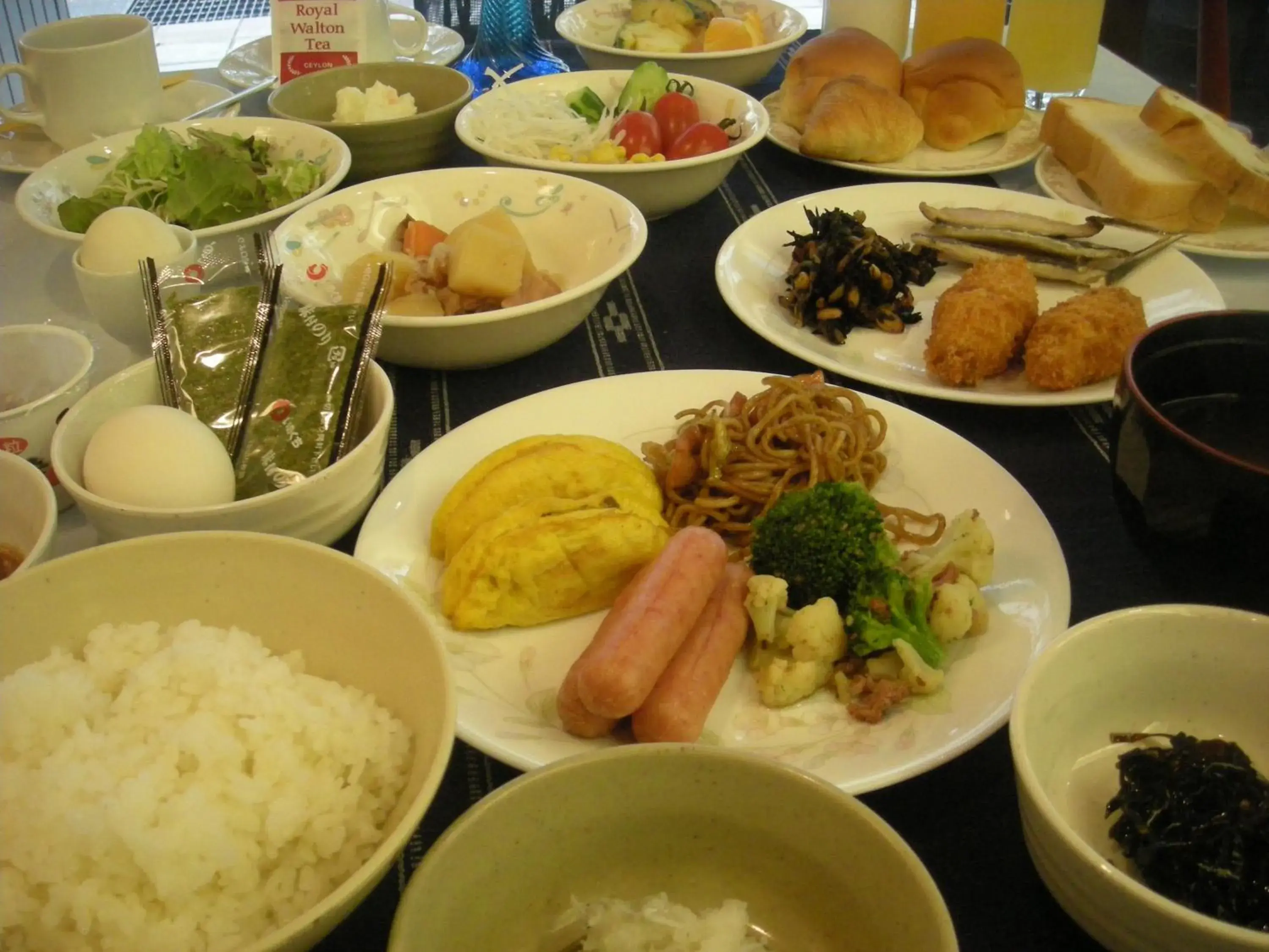 Buffet breakfast in Ryukyu Sun Royal Hotel Buffet breakfast in Ryukyu Sun Royal Hotel