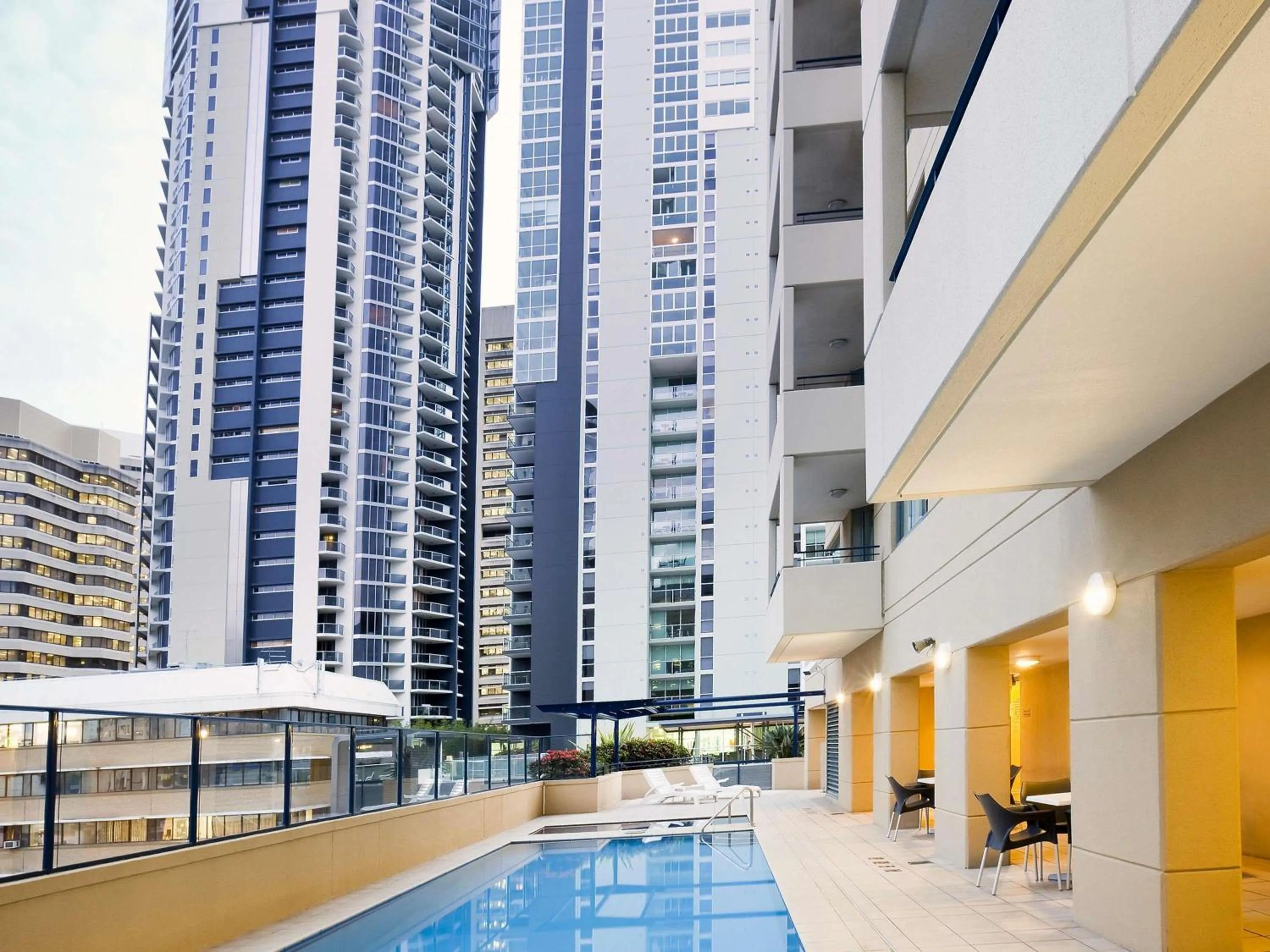 Pool view in The Sebel Brisbane