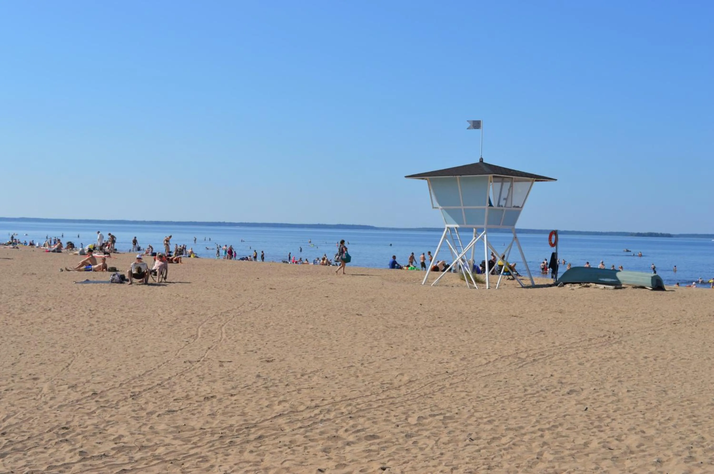 Beach in Nallikari Seaside Cottages