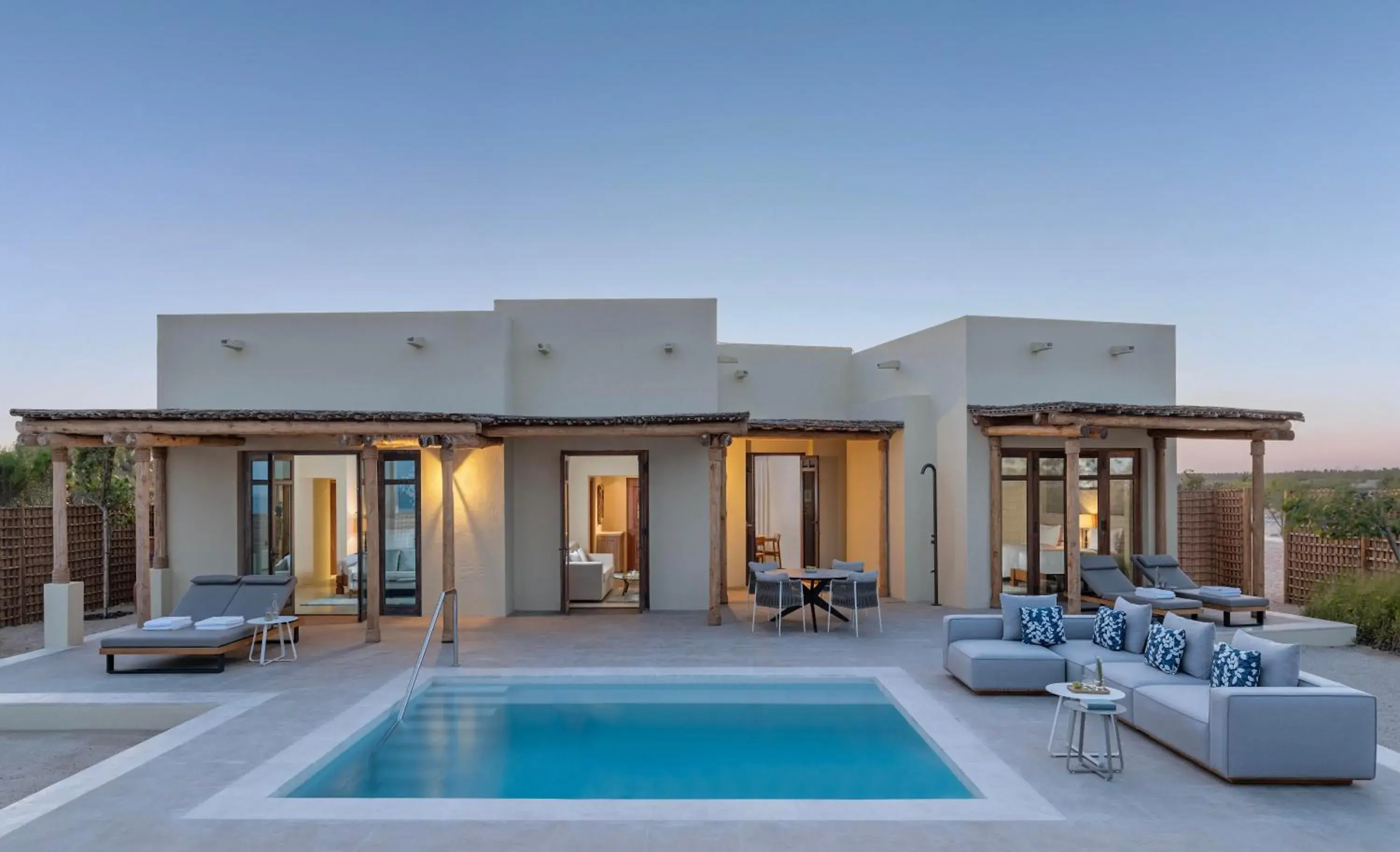 Property building in Anantara Sir Bani Yas Island Al Yamm Villa Resort Property building in Anantara Sir Bani Yas Island Al Yamm Villa Resort