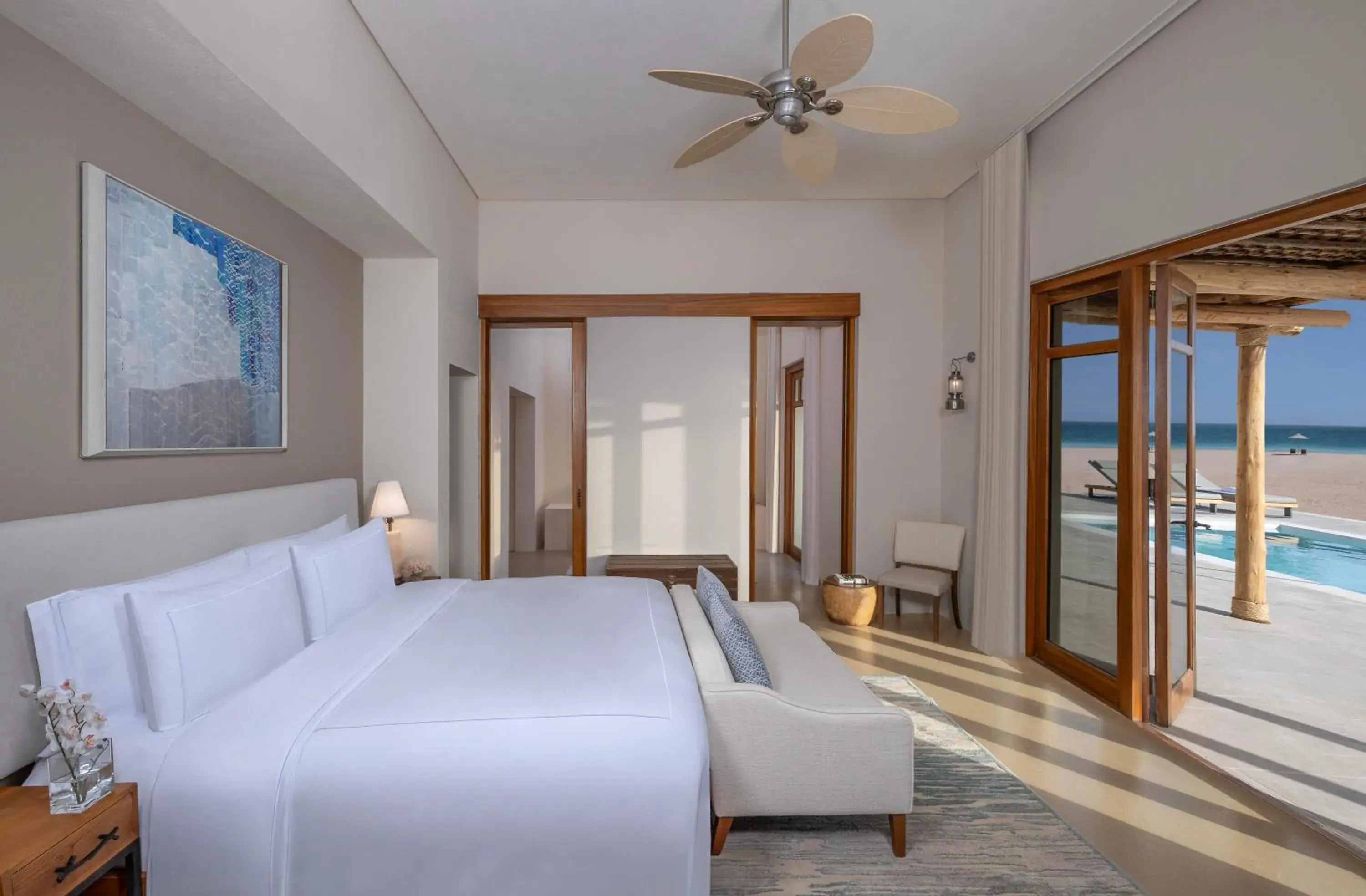 Property building in Anantara Sir Bani Yas Island Al Yamm Villa Resort Property building in Anantara Sir Bani Yas Island Al Yamm Villa Resort