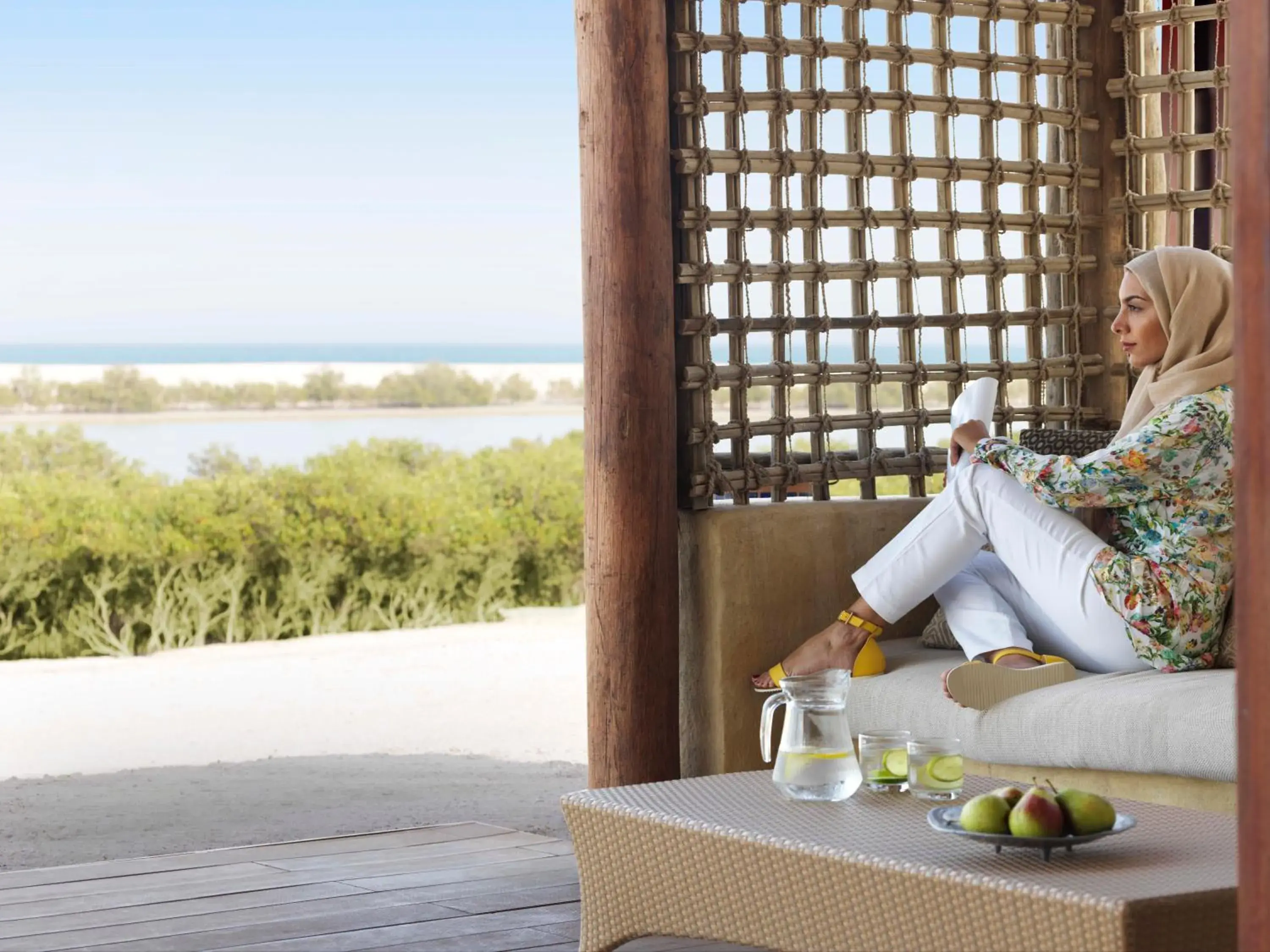 Sea view in Anantara Sir Bani Yas Island Al Yamm Villa Resort Sea view in Anantara Sir Bani Yas Island Al Yamm Villa Resort