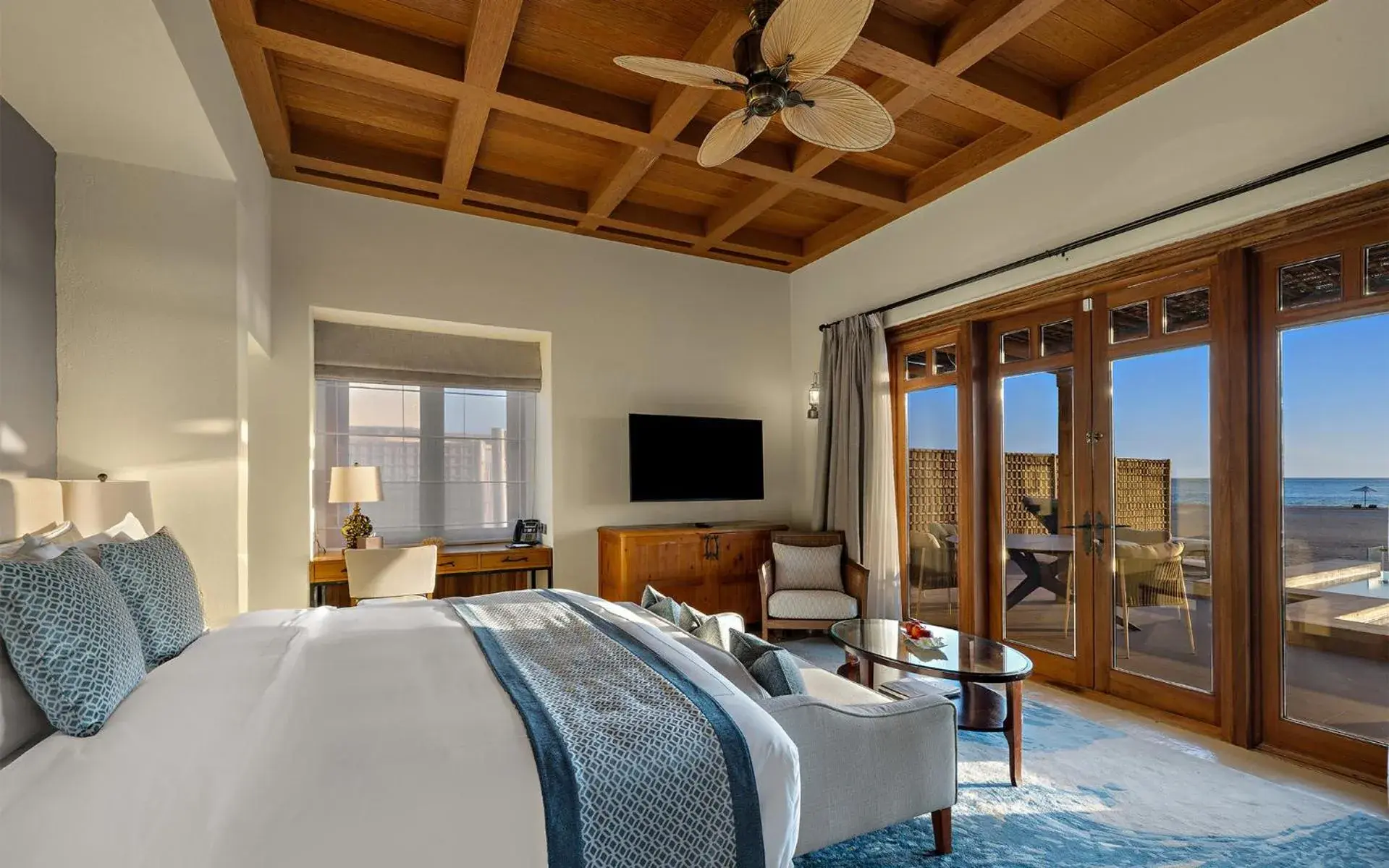 Bedroom in Anantara Sir Bani Yas Island Al Yamm Villa Resort Bedroom in Anantara Sir Bani Yas Island Al Yamm Villa Resort