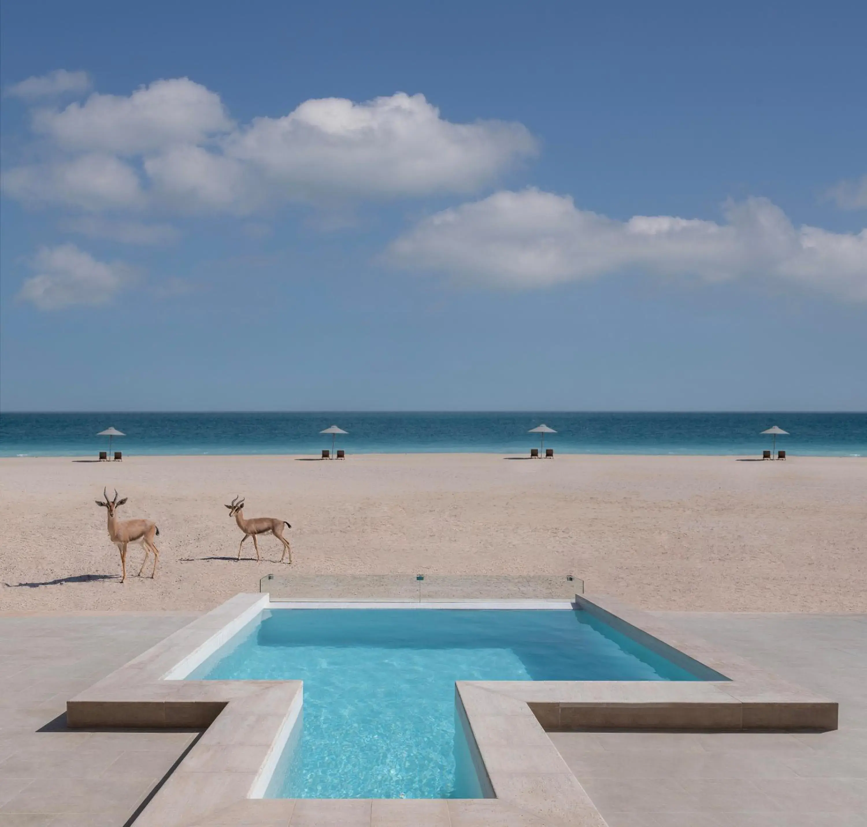 Property building in Anantara Sir Bani Yas Island Al Yamm Villa Resort Property building in Anantara Sir Bani Yas Island Al Yamm Villa Resort