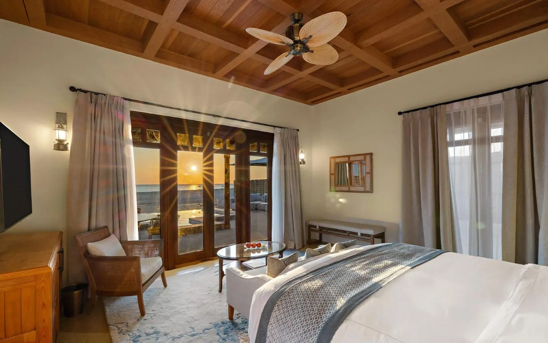 Bedroom in Anantara Sir Bani Yas Island Al Yamm Villa Resort Bedroom in Anantara Sir Bani Yas Island Al Yamm Villa Resort