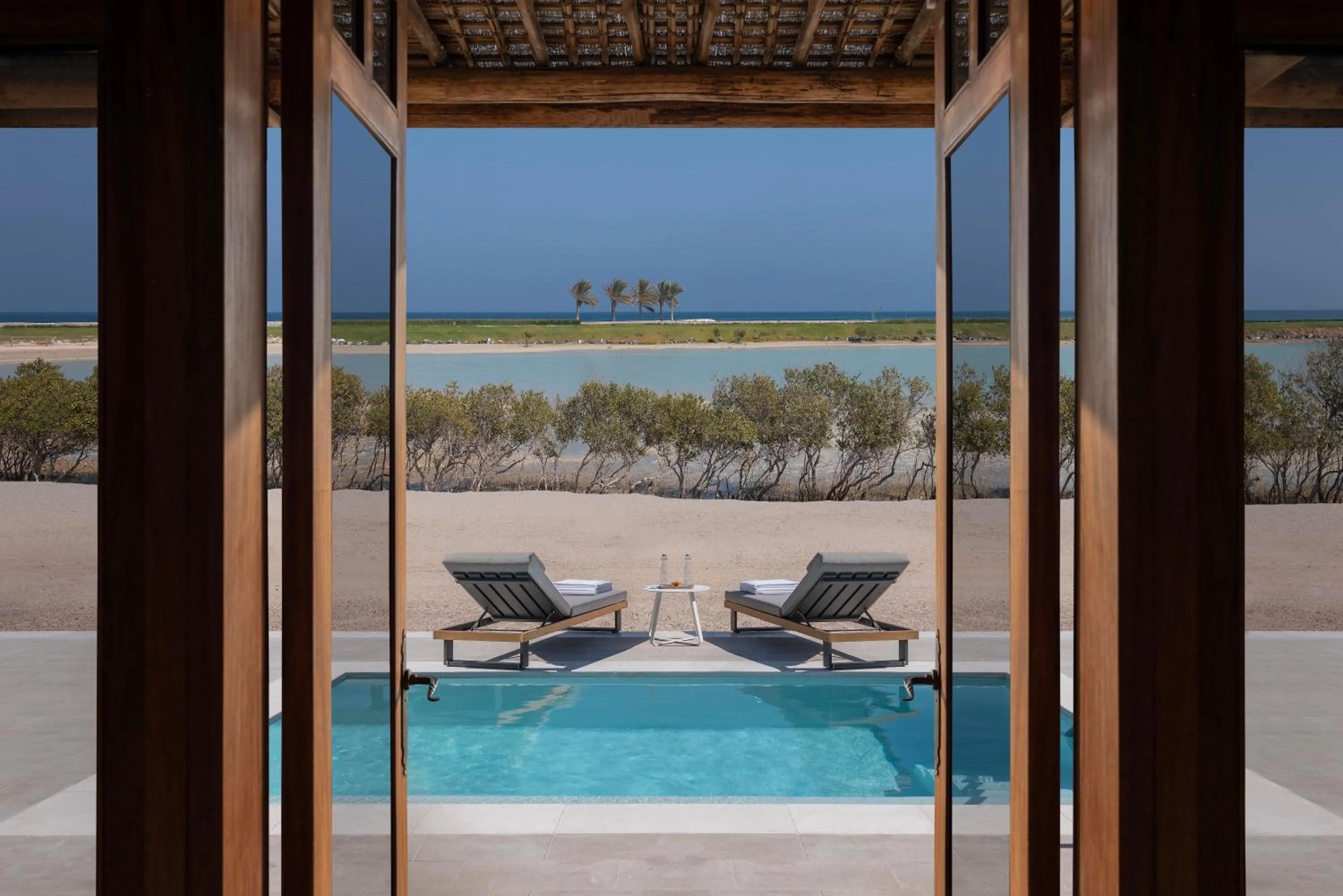Property building in Anantara Sir Bani Yas Island Al Yamm Villa Resort