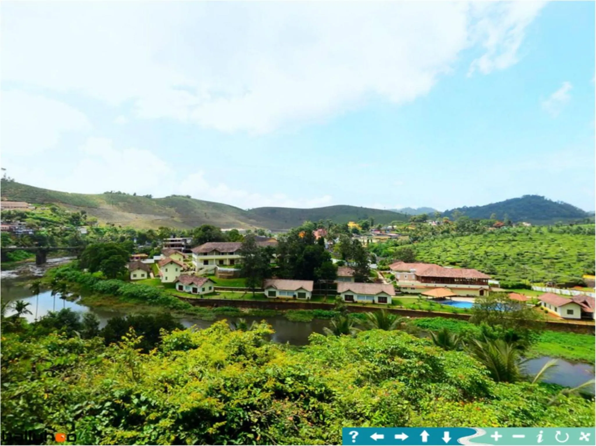 Bird's eye view in Springdale Heritage