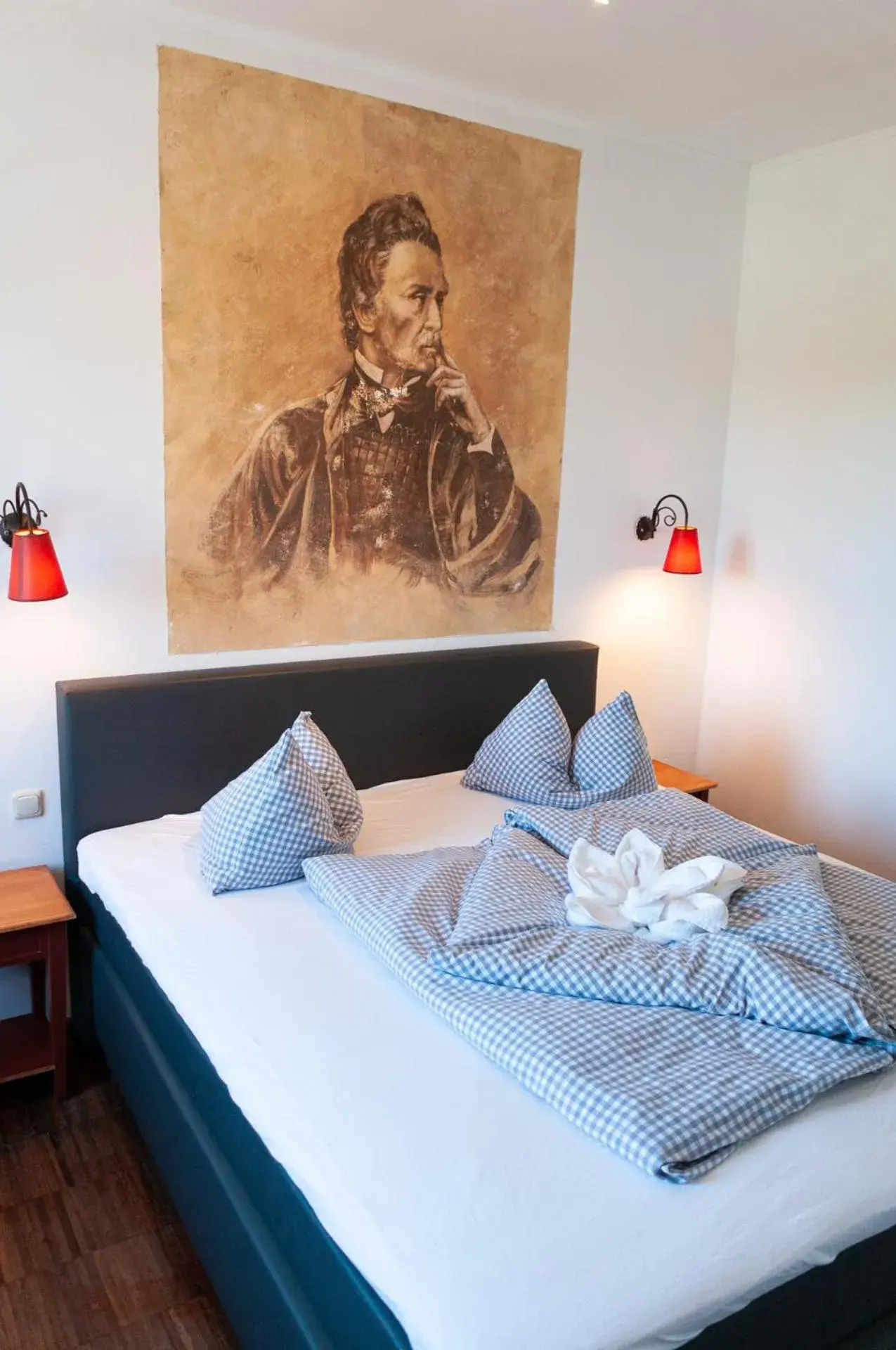 Photo of the whole room, Bed in Landhotel & Gasthof Baiernrain Photo of the whole room, Bed in Landhotel & Gasthof Baiernrain